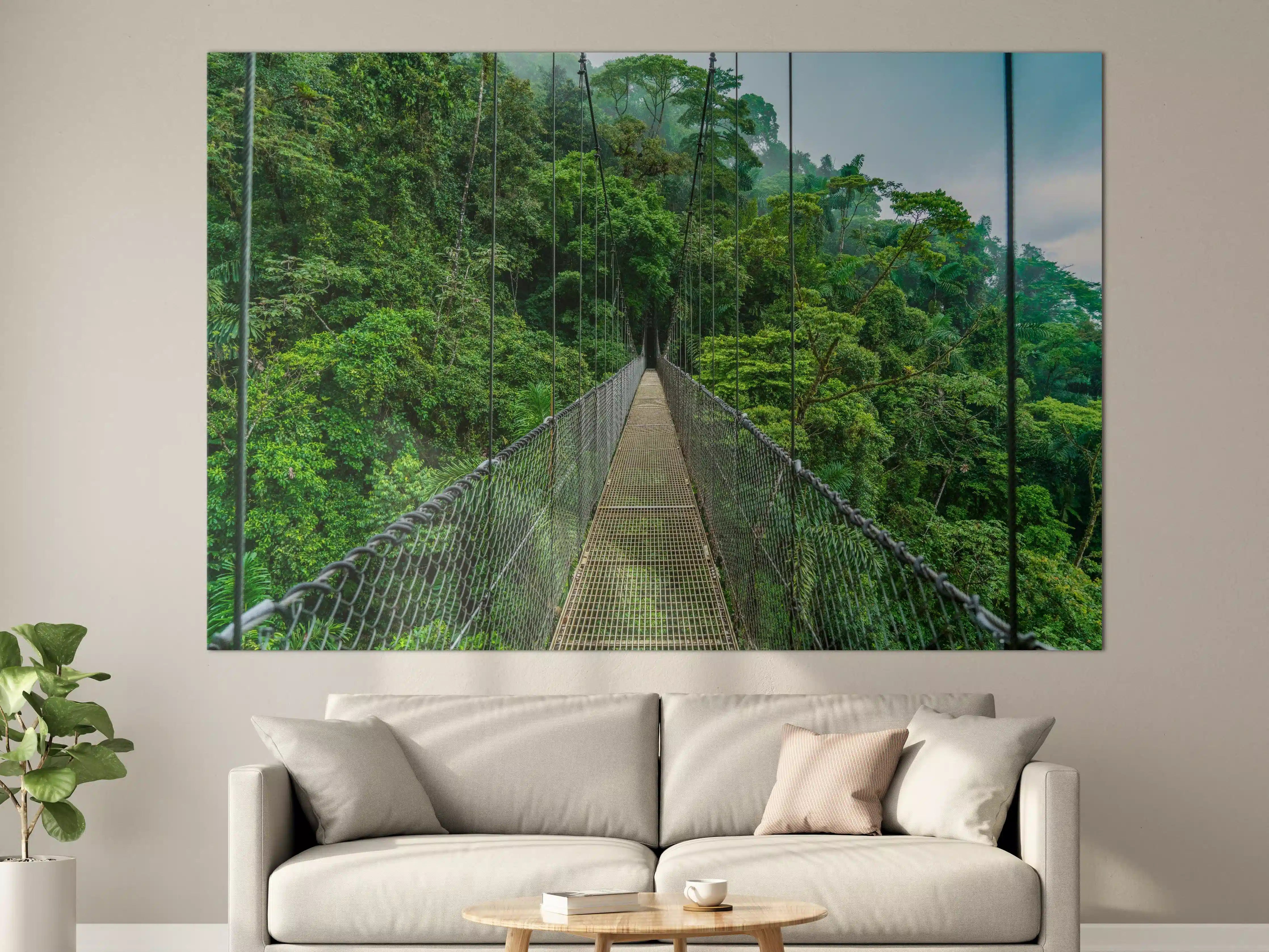 Große Wandbilder - Arenal-Hängebrücke - Costa Rica 