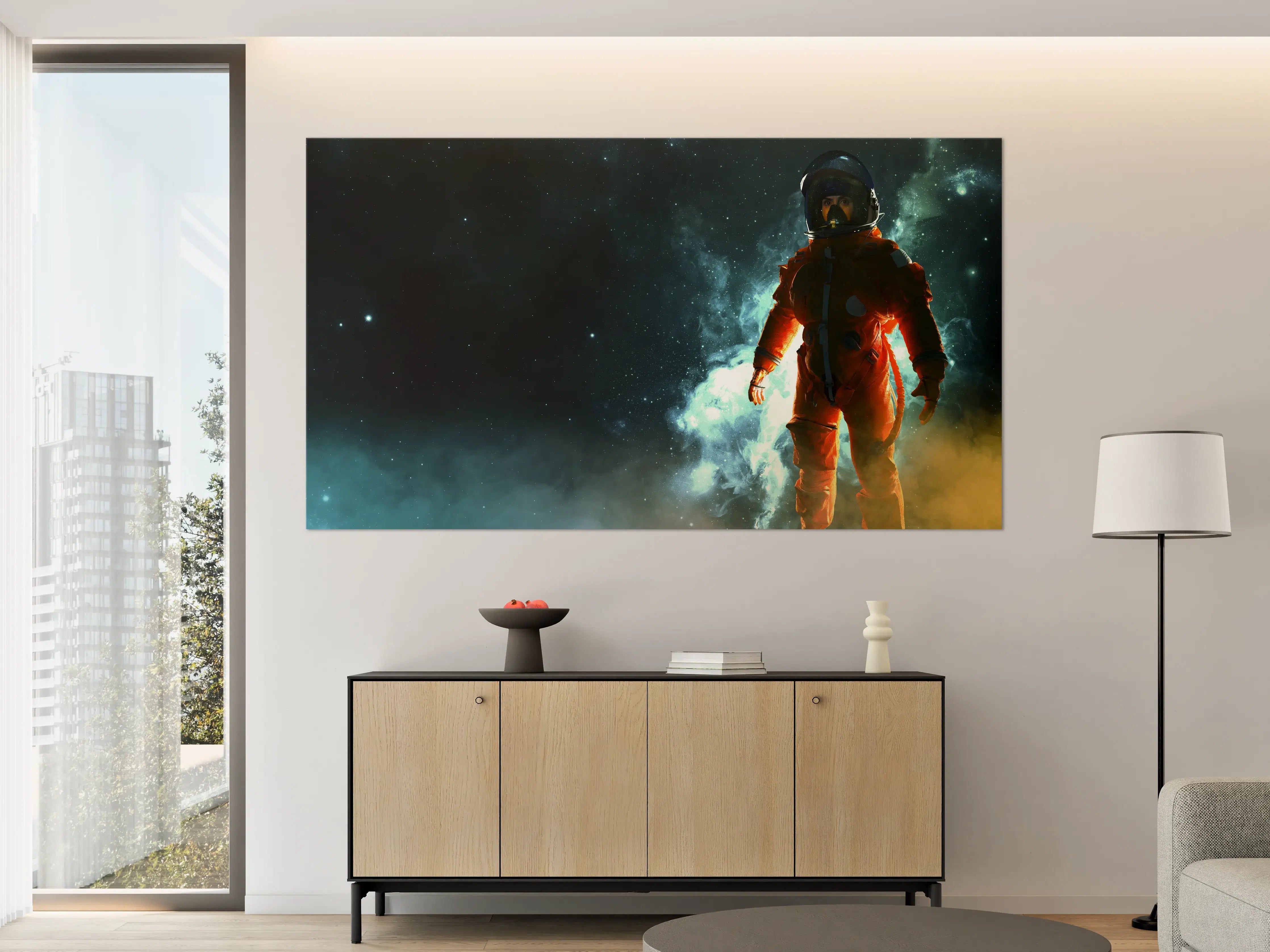 Große Wandbilder - Astronaut im Weltraum