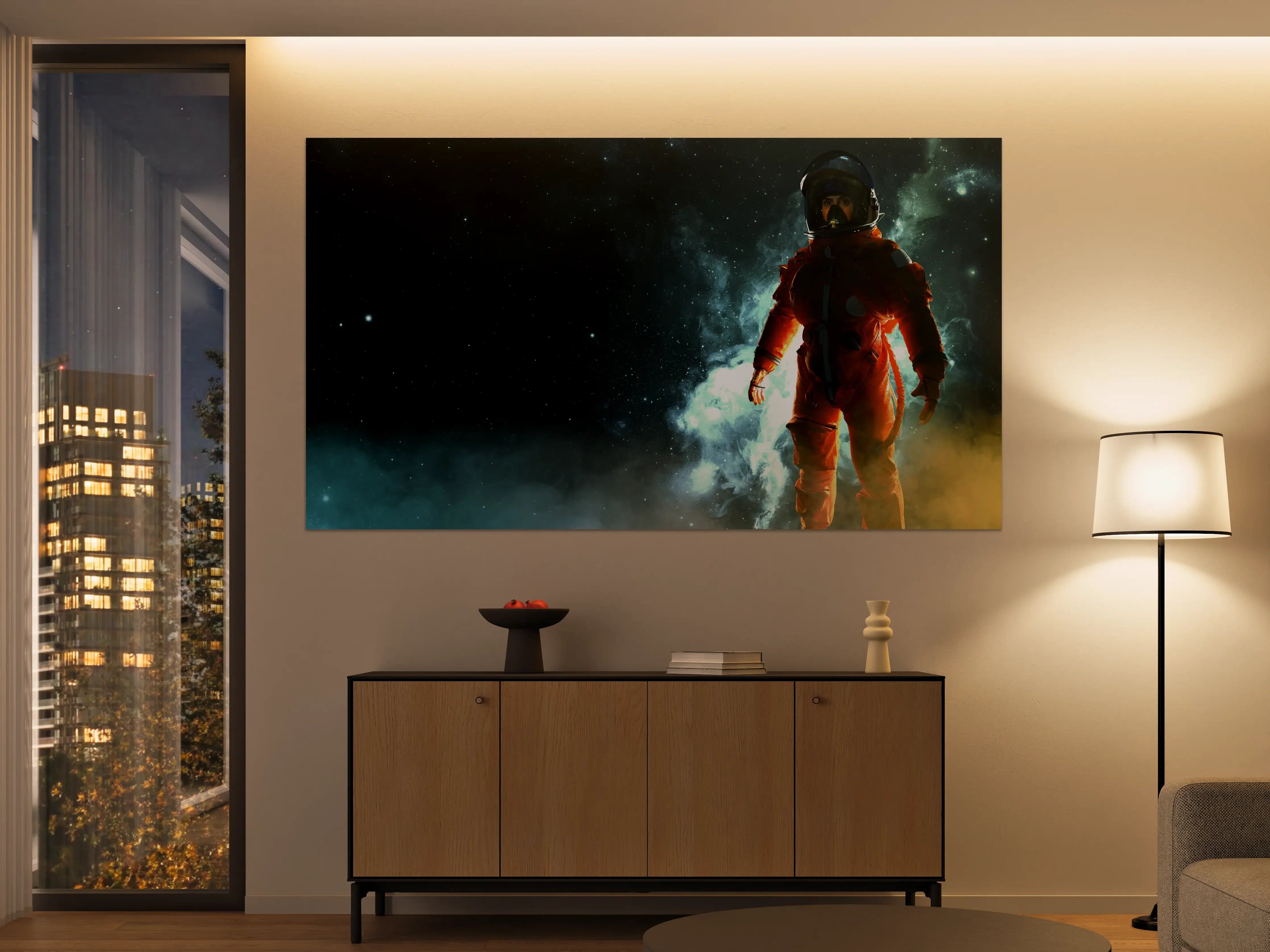 Große Wandbilder - Astronaut im Weltraum