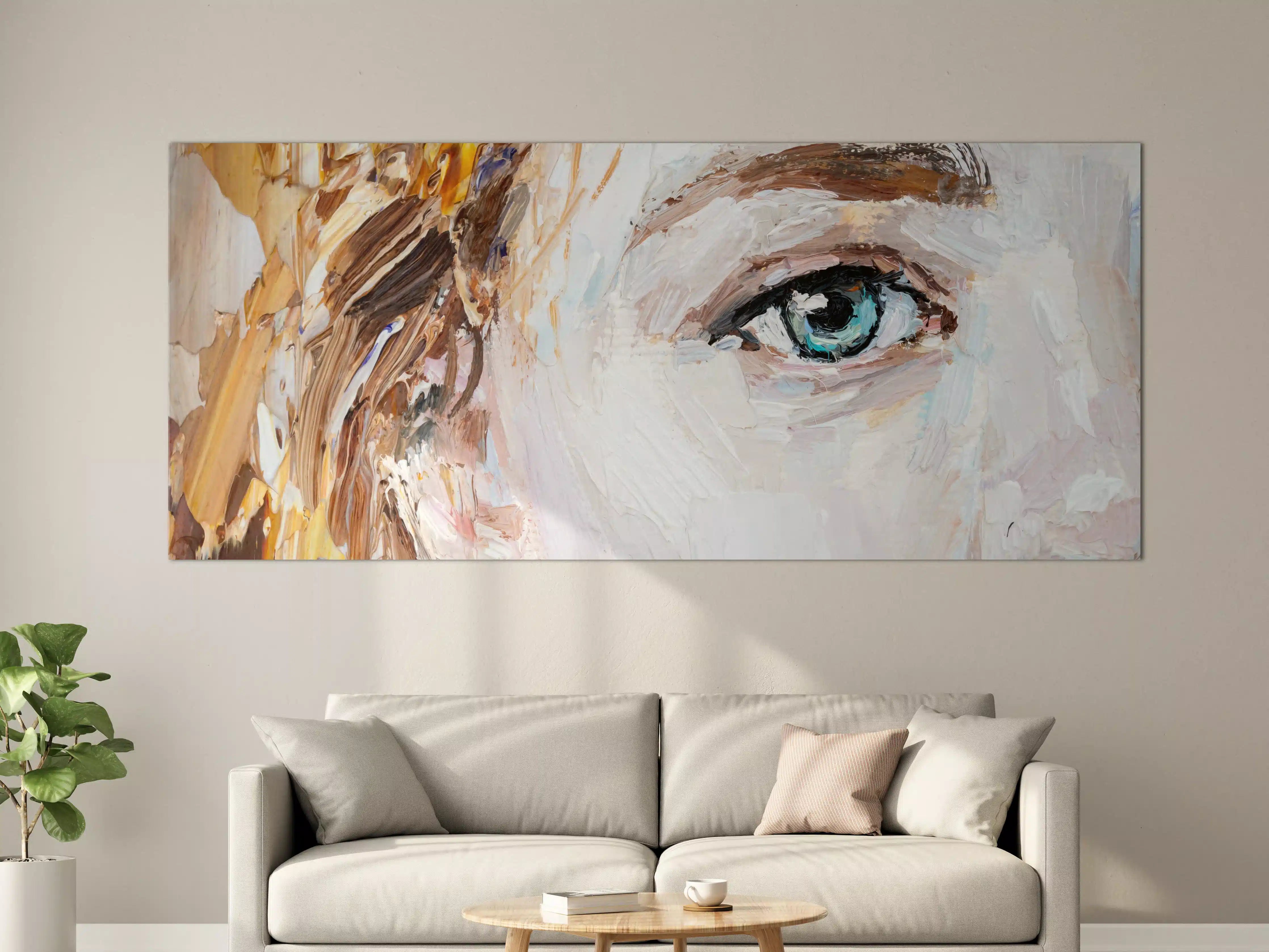 Große Wandbilder - Atemberaubendes Ölgemälde mit expressionistischer Stilart