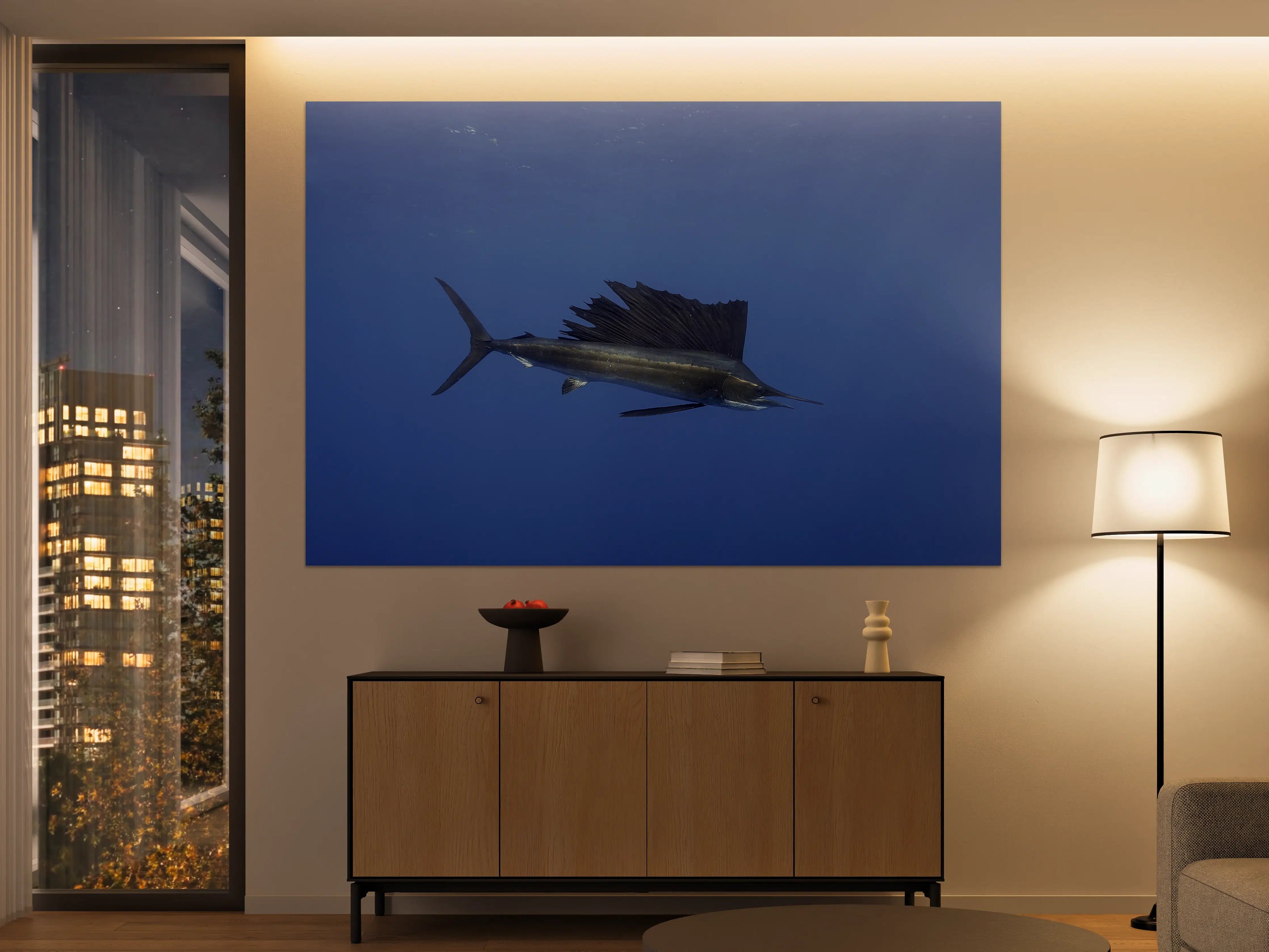 Große Wandbilder - Atlantischer Segelfisch vor Küste Mexico