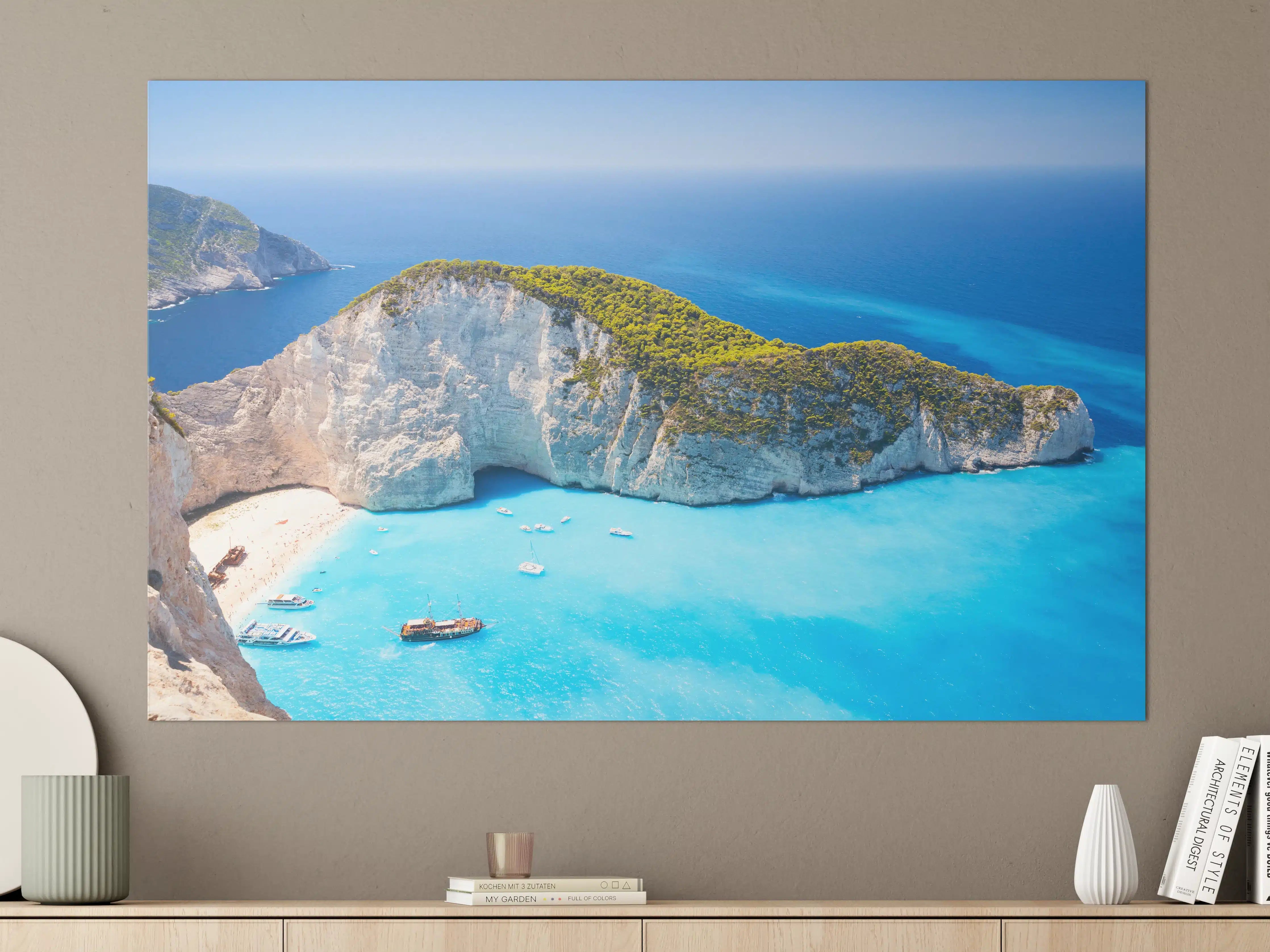 Große Wandbilder - Ausblick auf Zakynthos Bucht