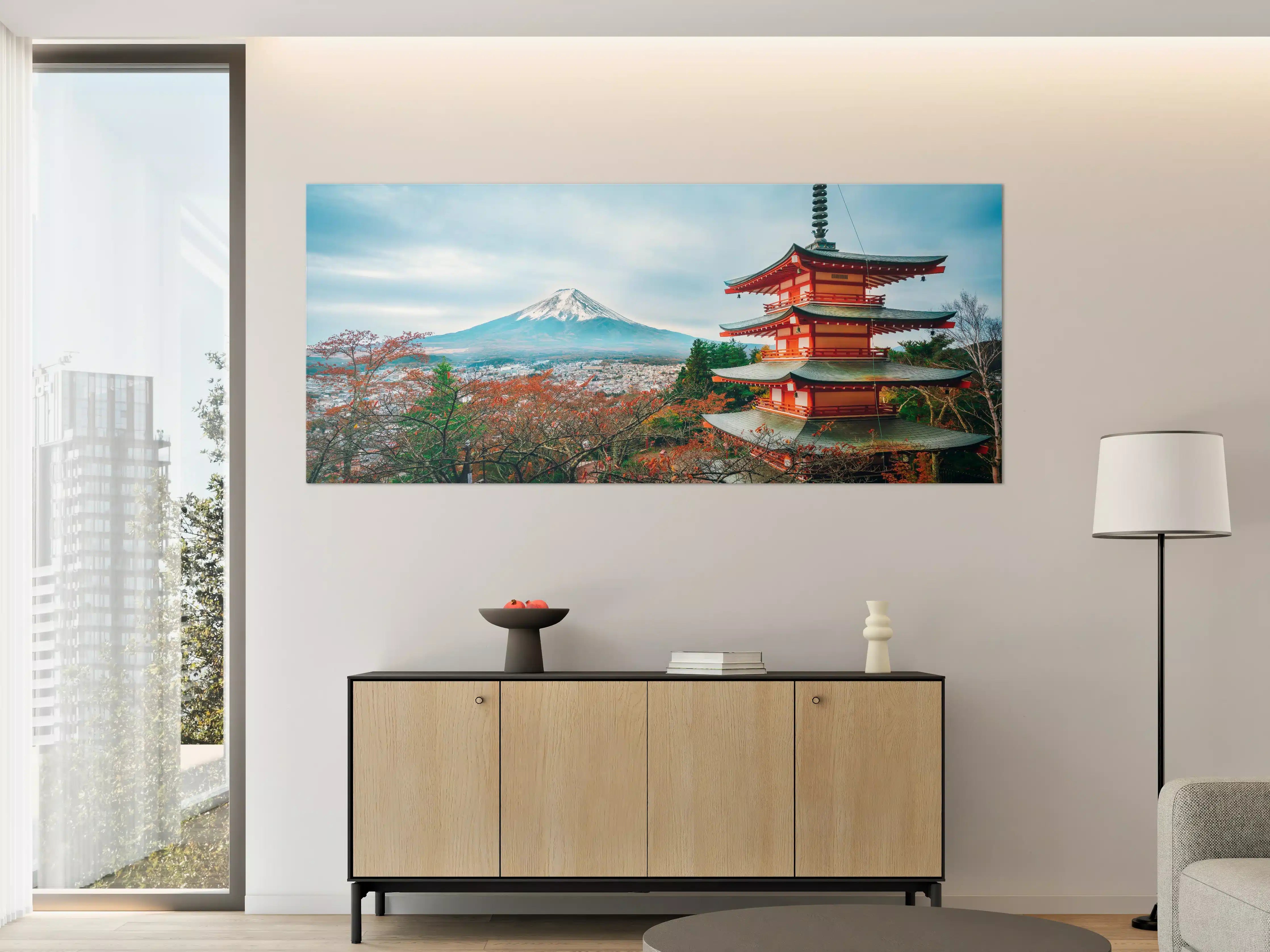 Große Wandbilder - Aussicht auf Berg Fuji