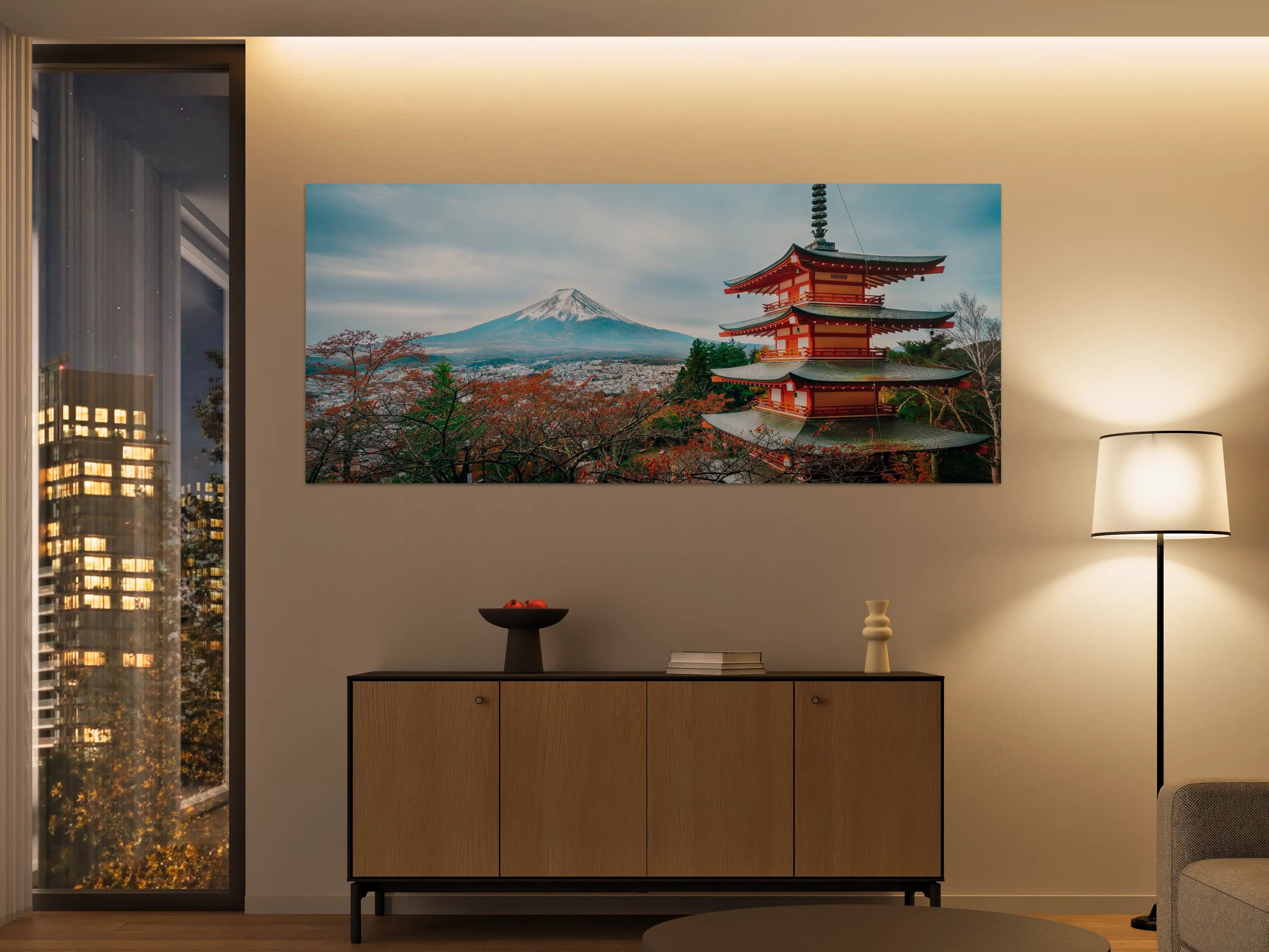 Große Wandbilder - Aussicht auf Berg Fuji