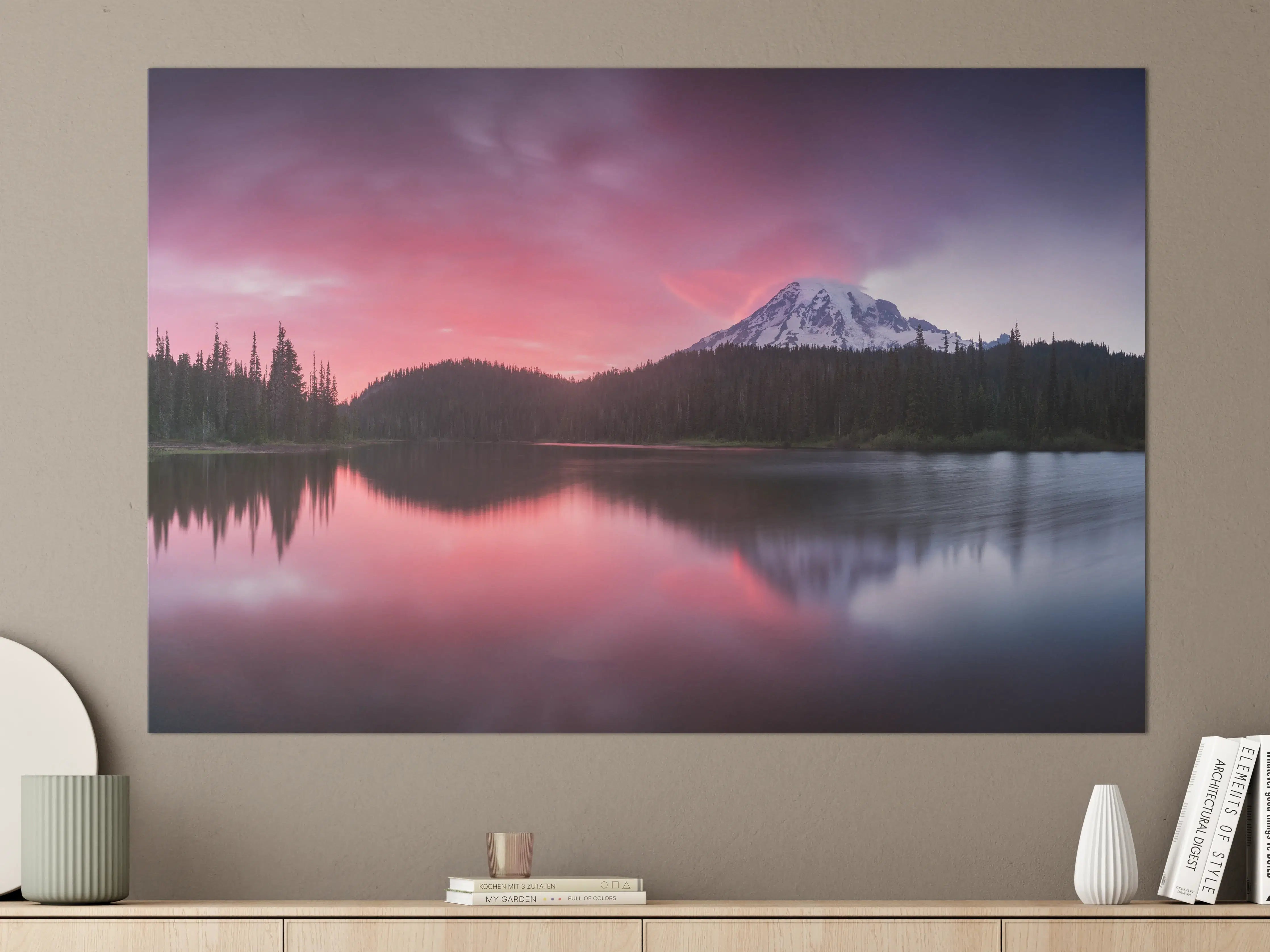 Große Wandbilder - Aussicht auf den Mount Rainier