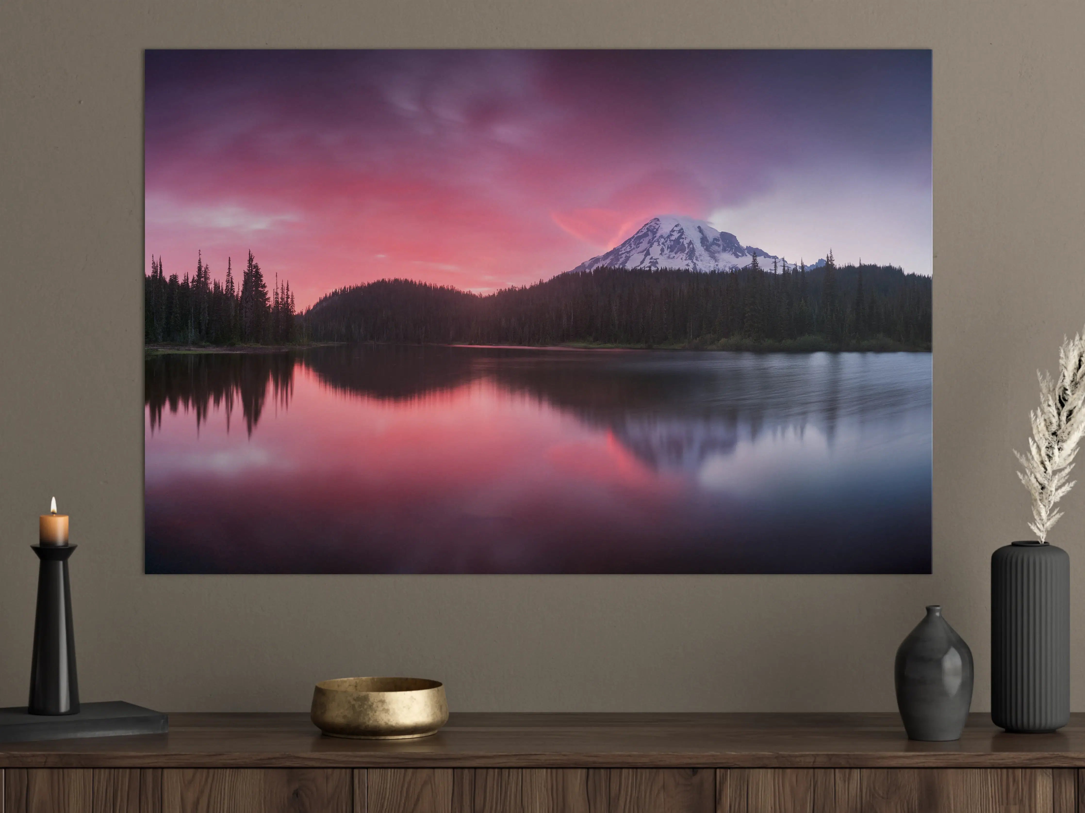 Große Wandbilder - Aussicht auf den Mount Rainier