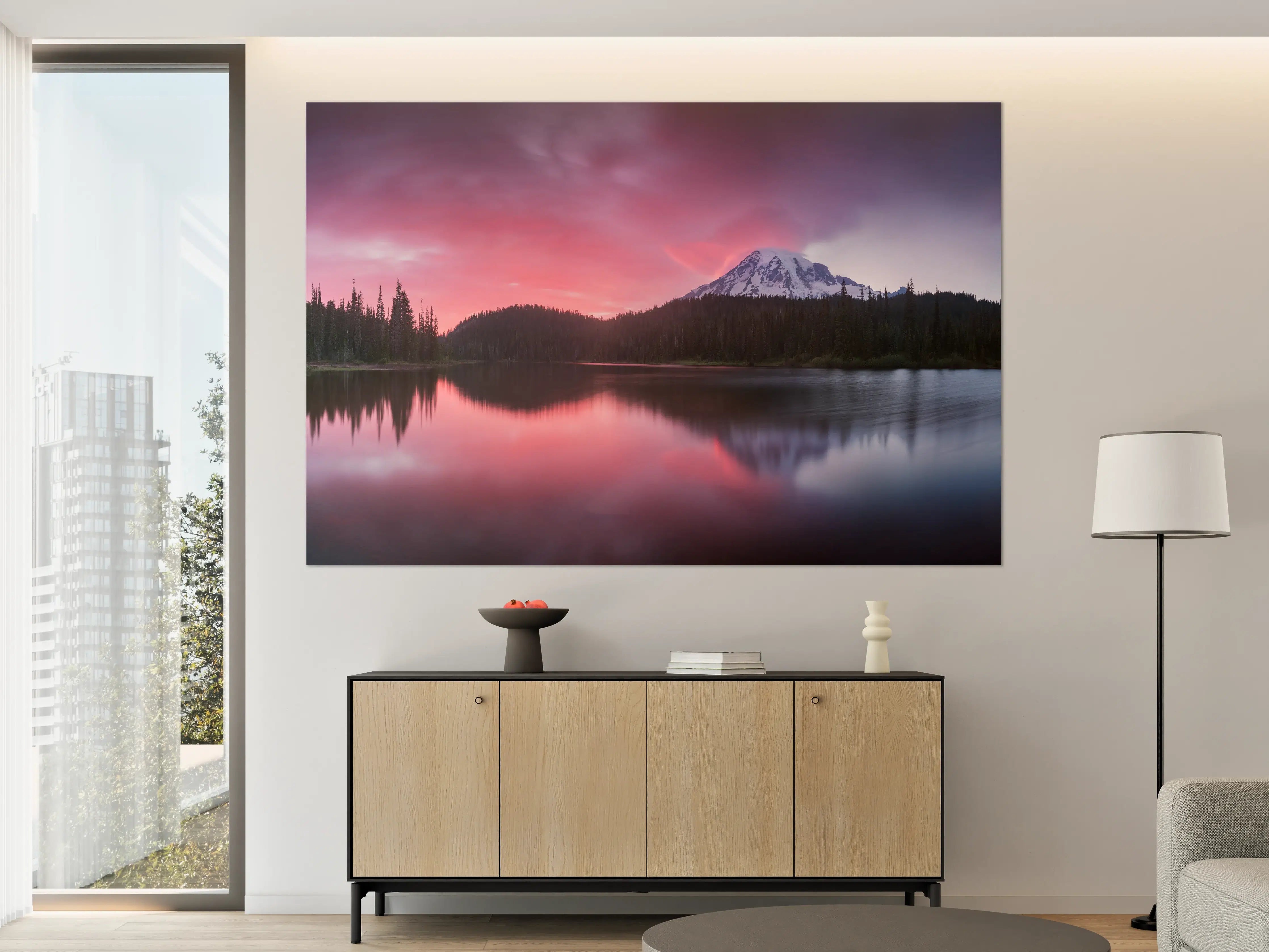 Große Wandbilder - Aussicht auf den Mount Rainier