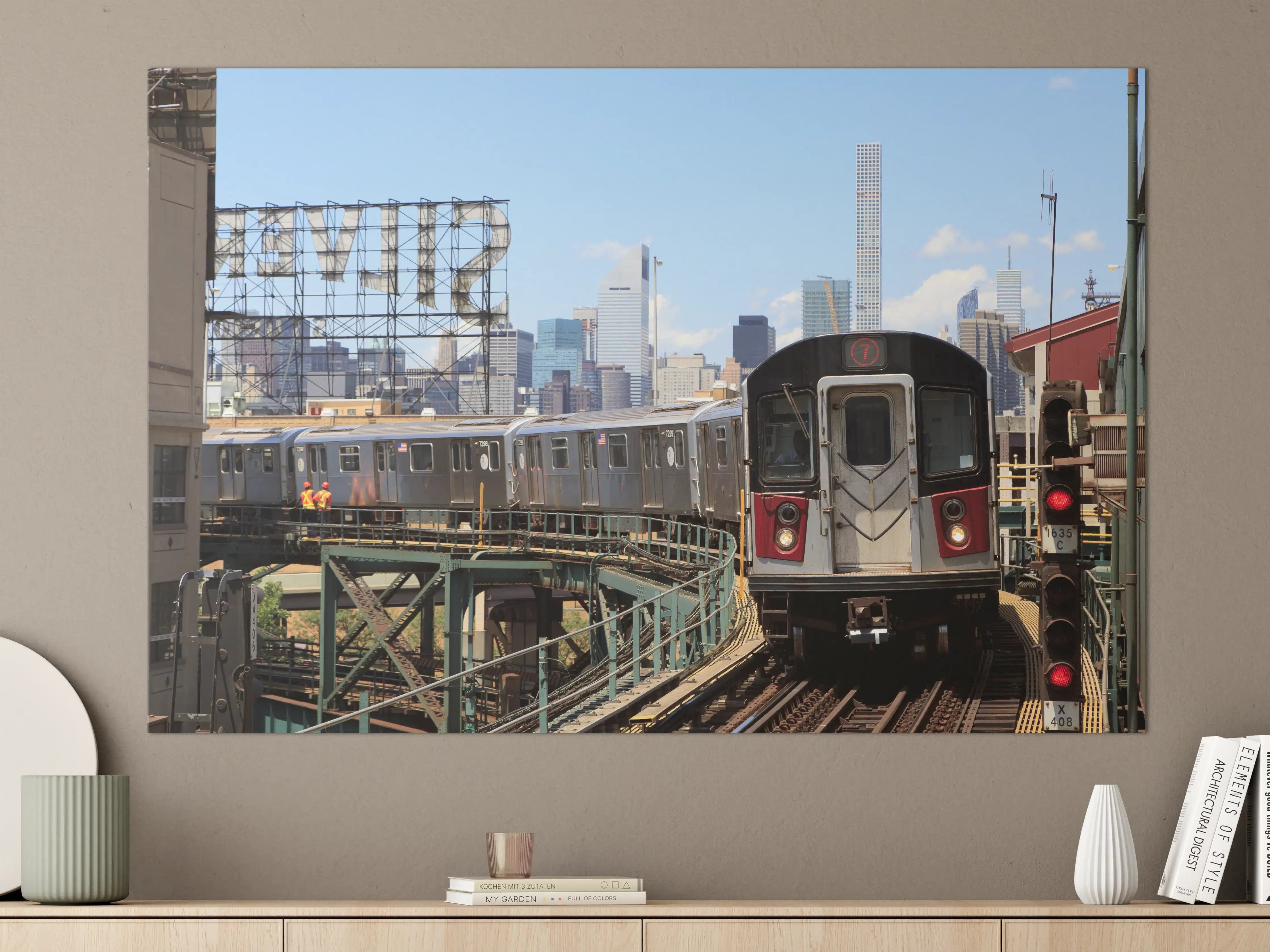 Große Wandbilder - Bahn in New-York