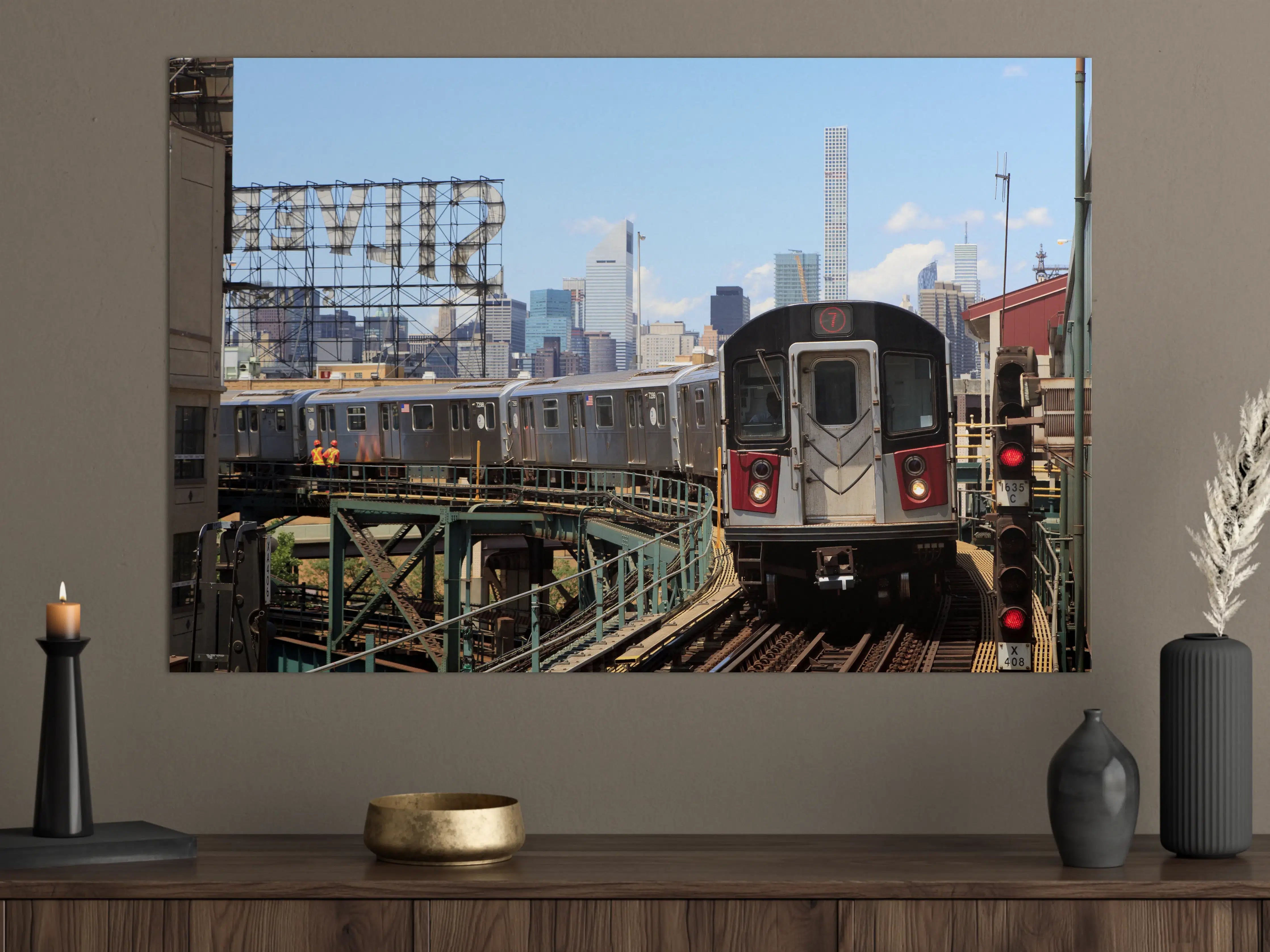 Große Wandbilder - Bahn in New-York