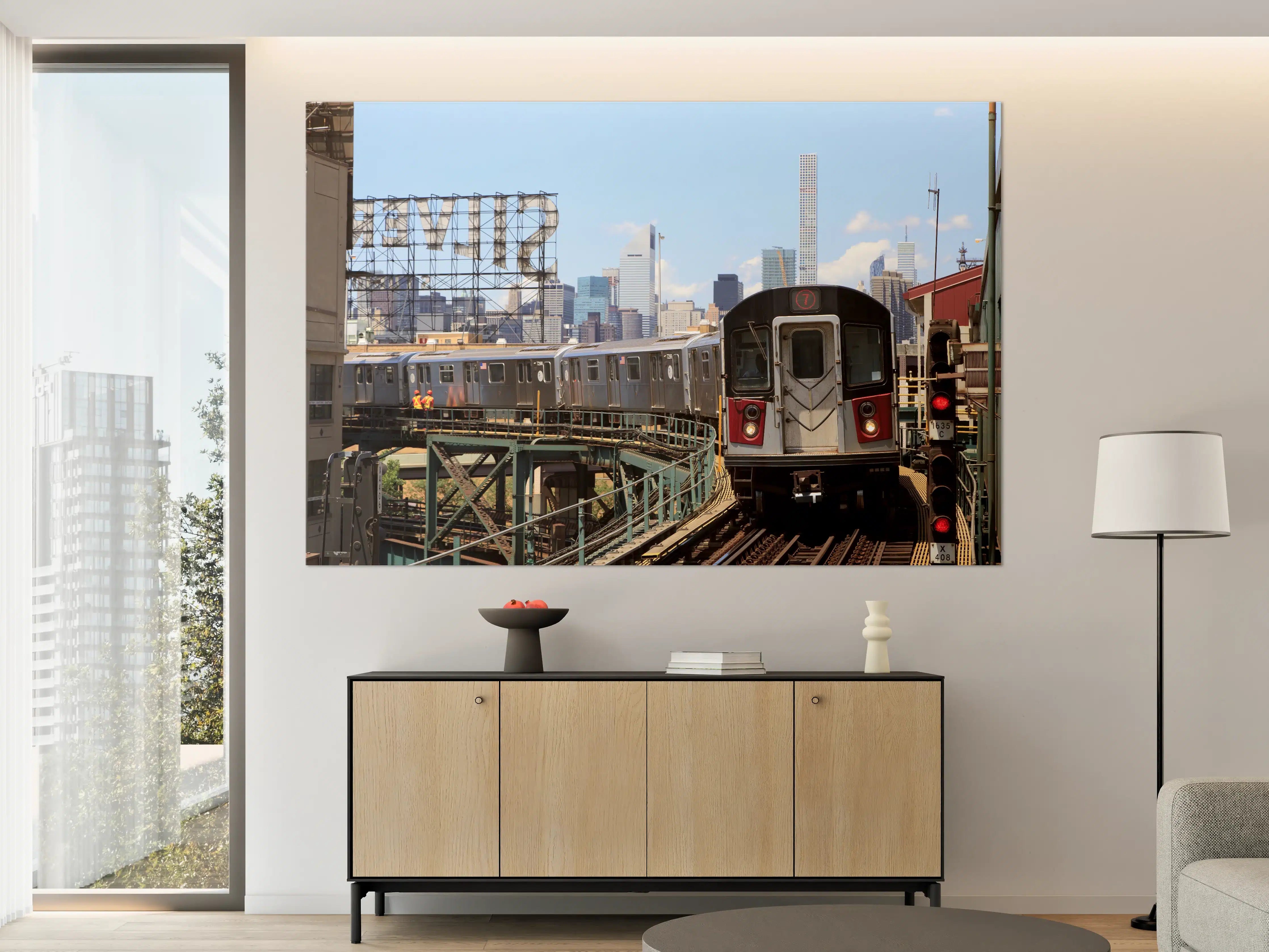 Große Wandbilder - Bahn in New-York
