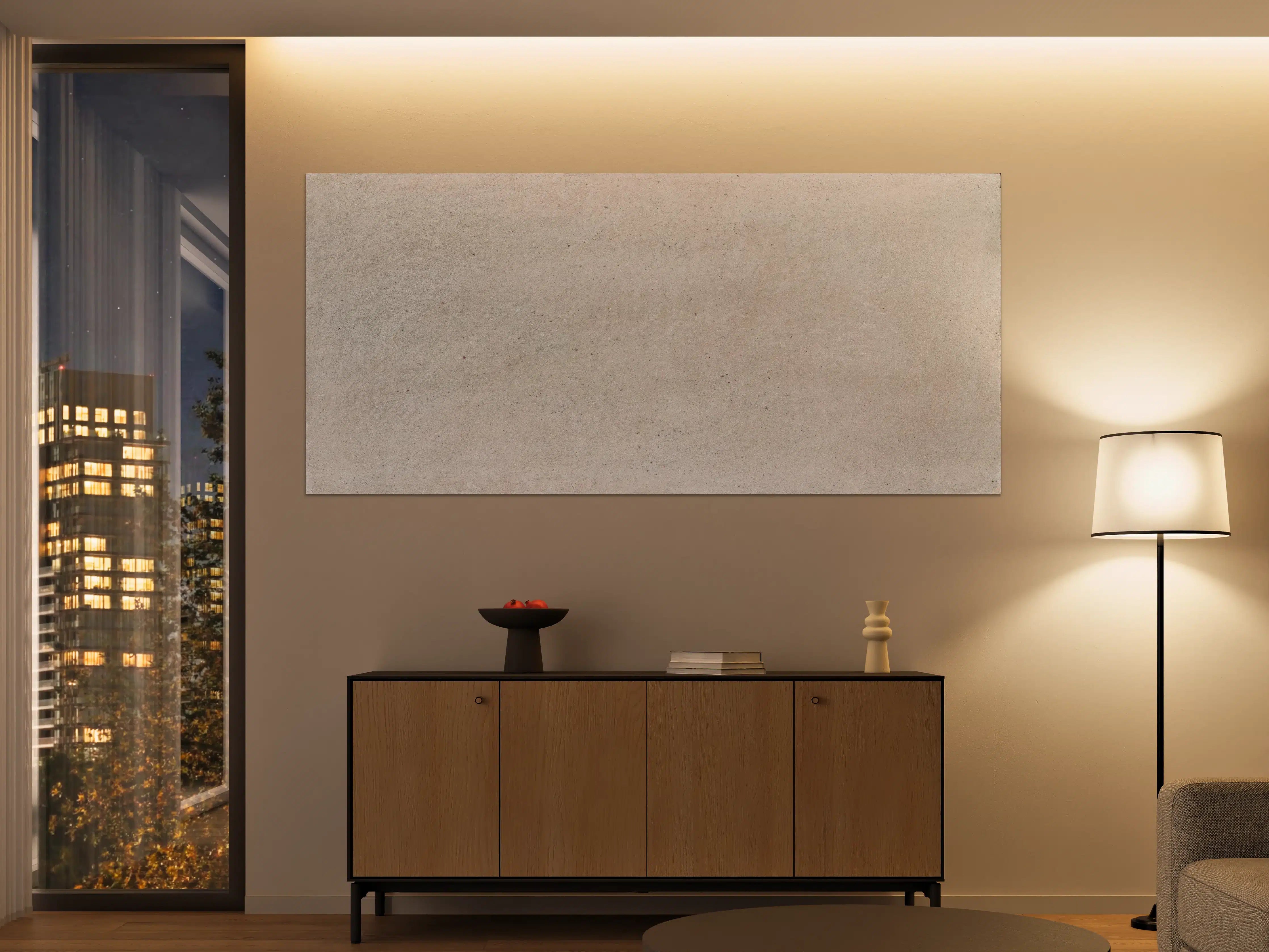 Große Wandbilder - Beige Betonhintergrund