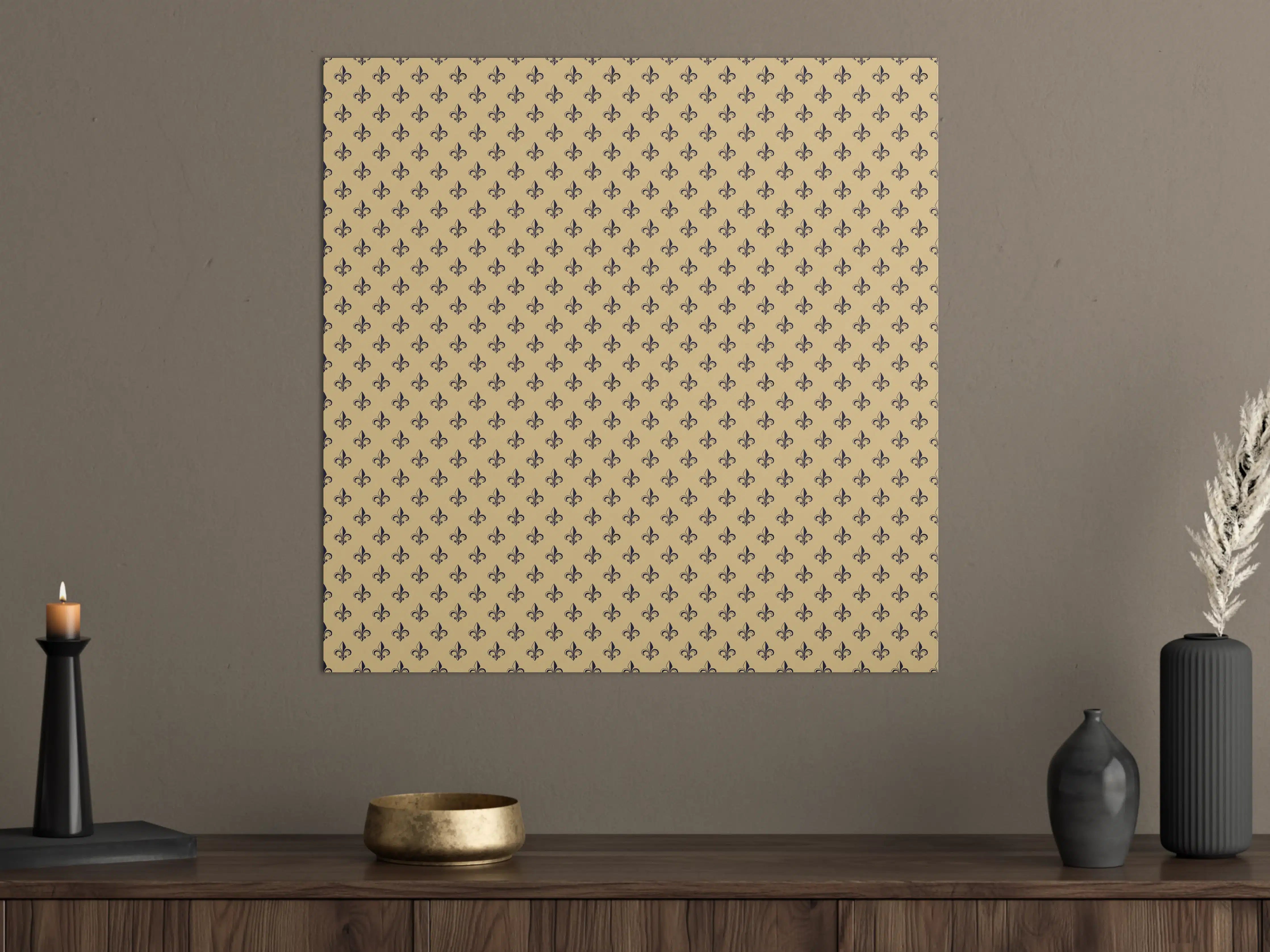 Große Wandbilder - Beige Muster Eleganz
