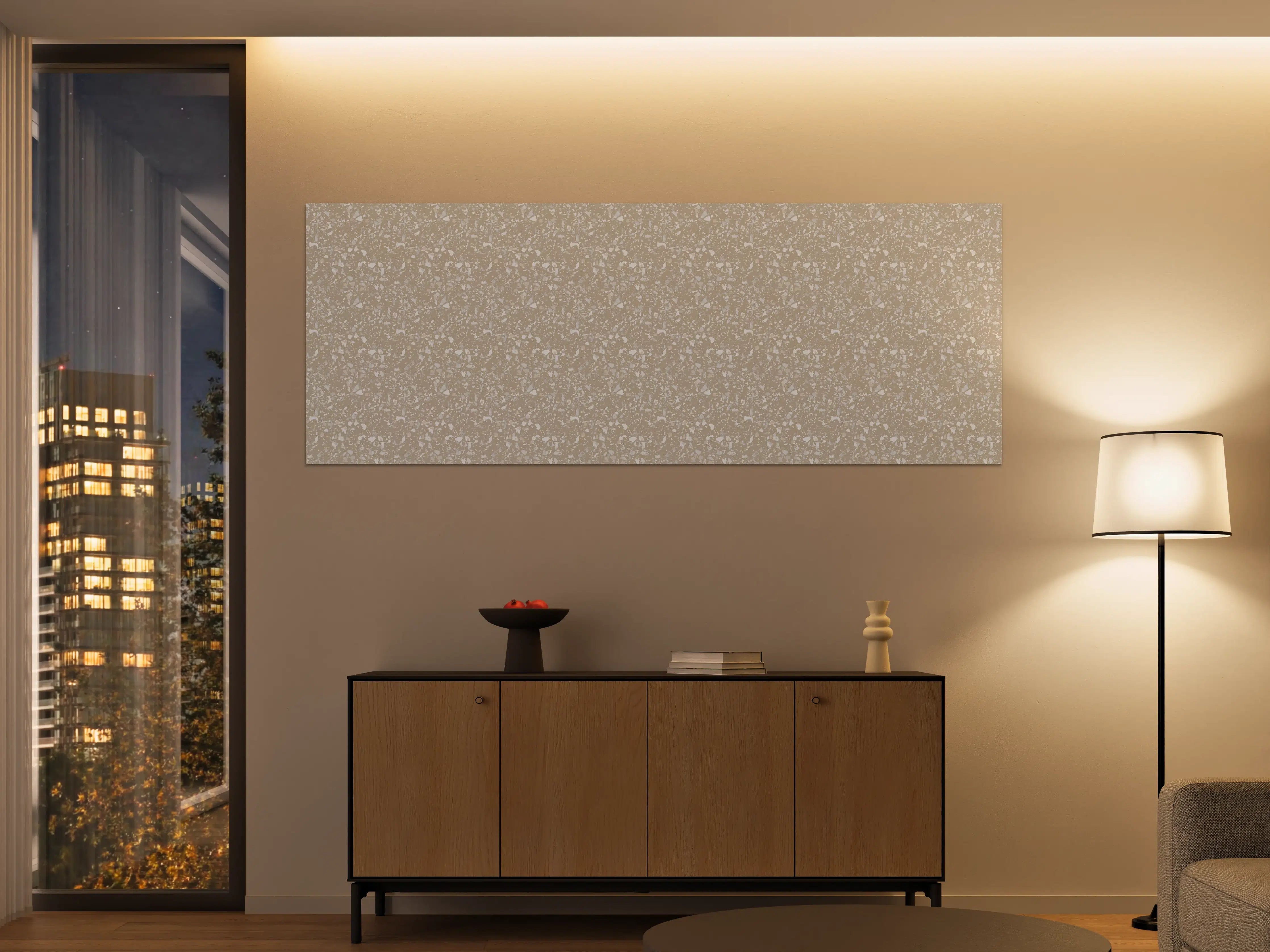Große Wandbilder - Beige Sand-Textur mit feinen Strukturen