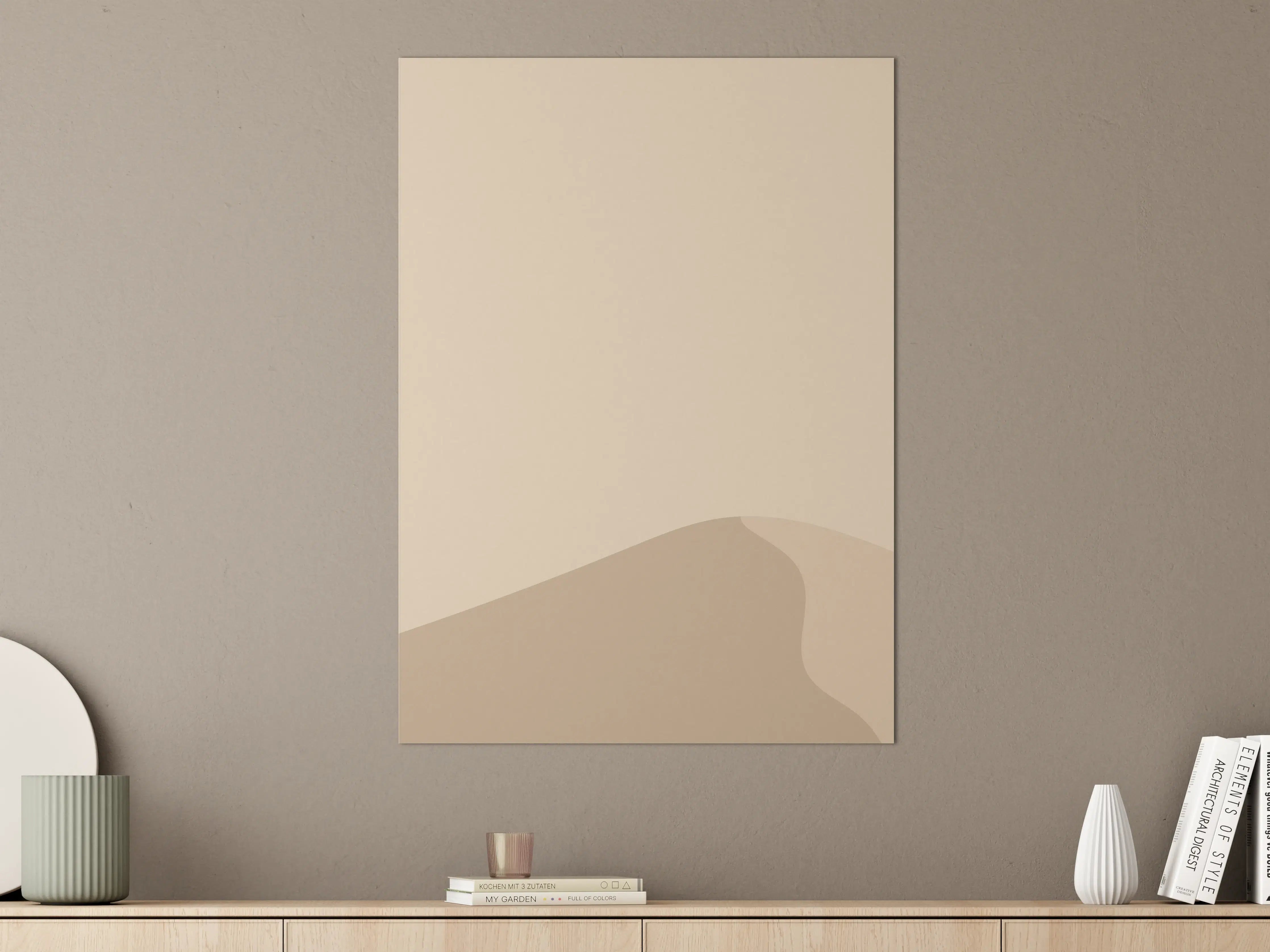 Große Wandbilder - Beige Sanddünen