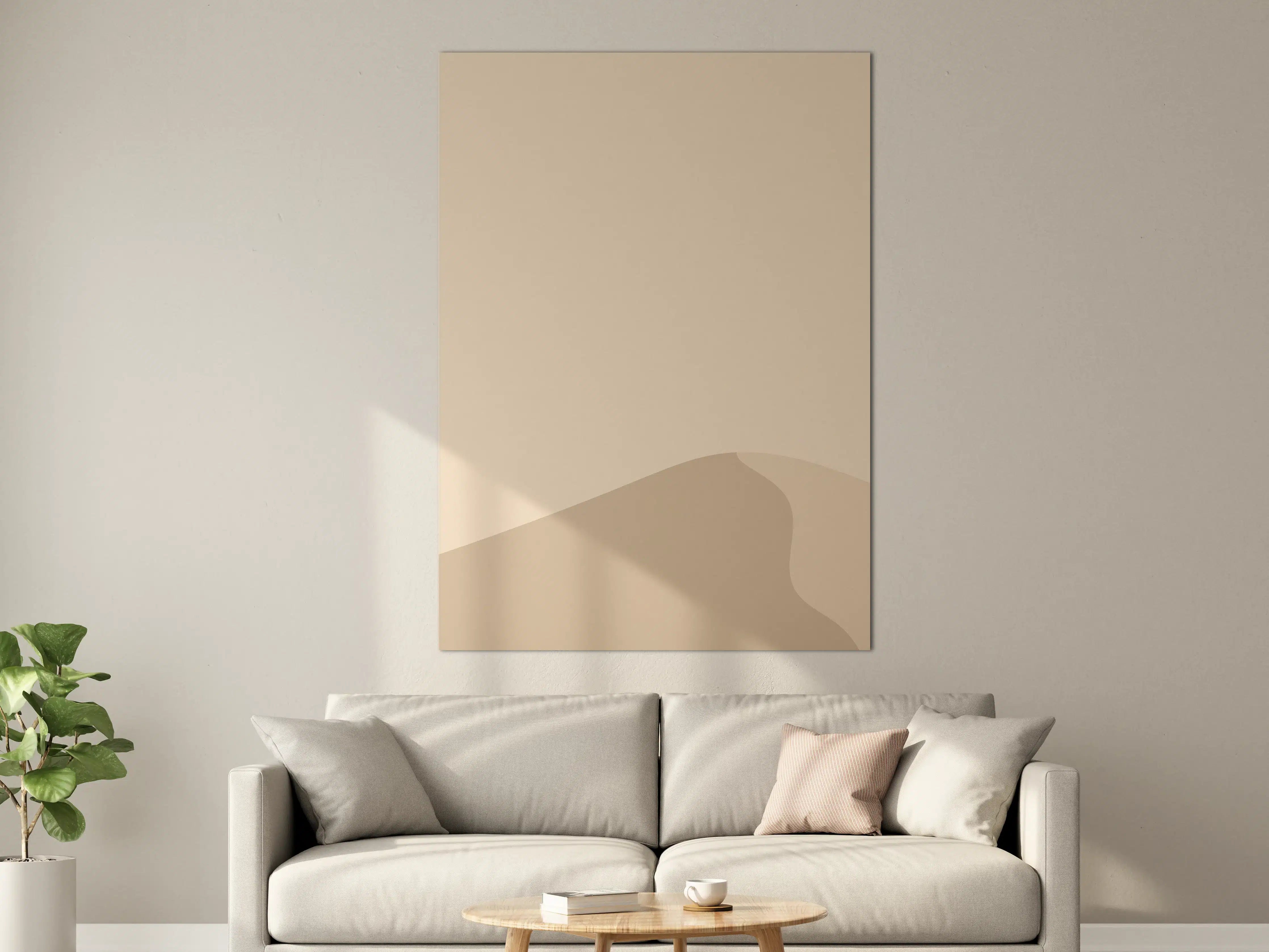 Große Wandbilder - Beige Sanddünen