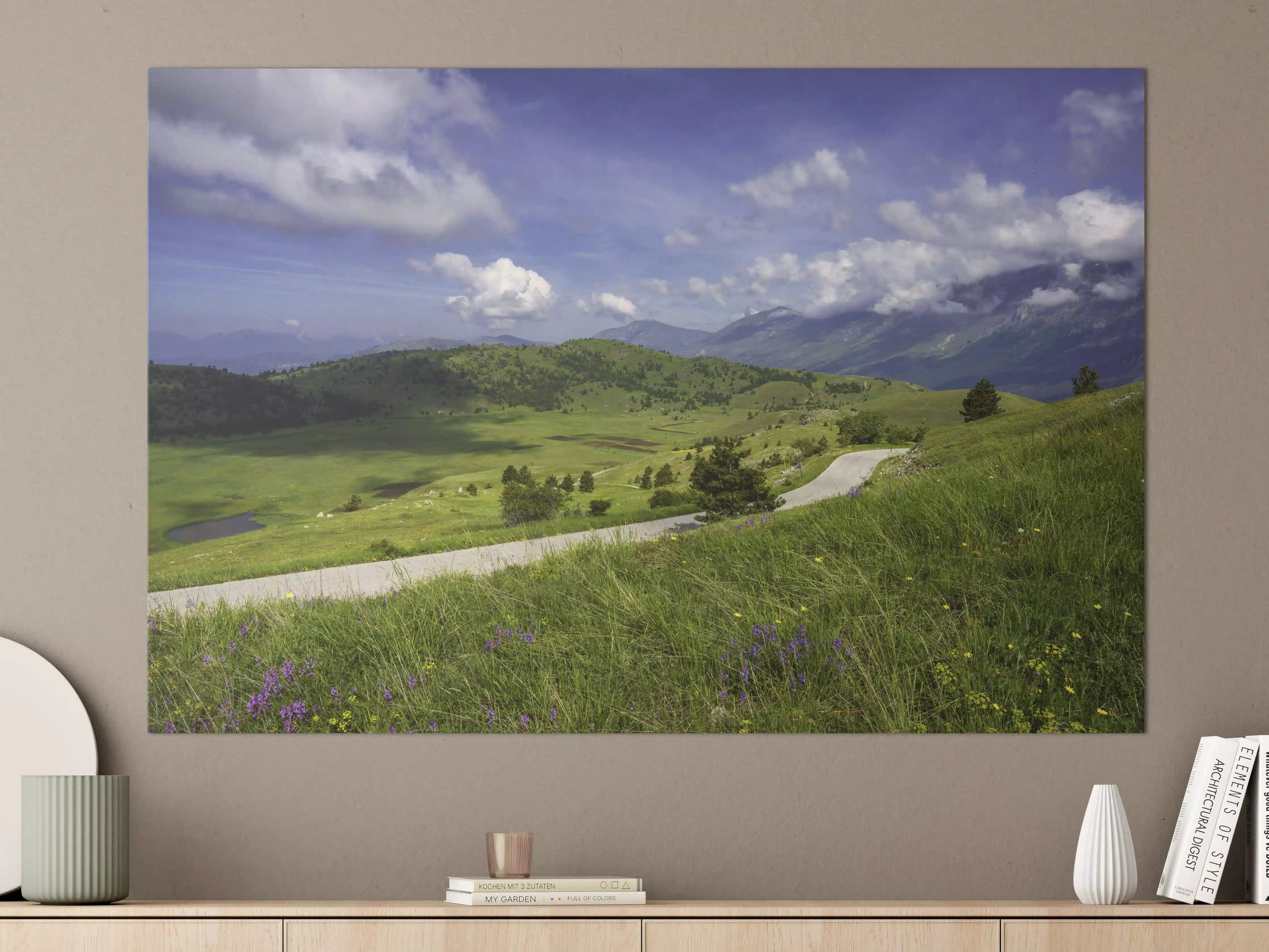 Große Wandbilder - Berglandschaft - Berglandschaft - Naturpark Gran Sasso