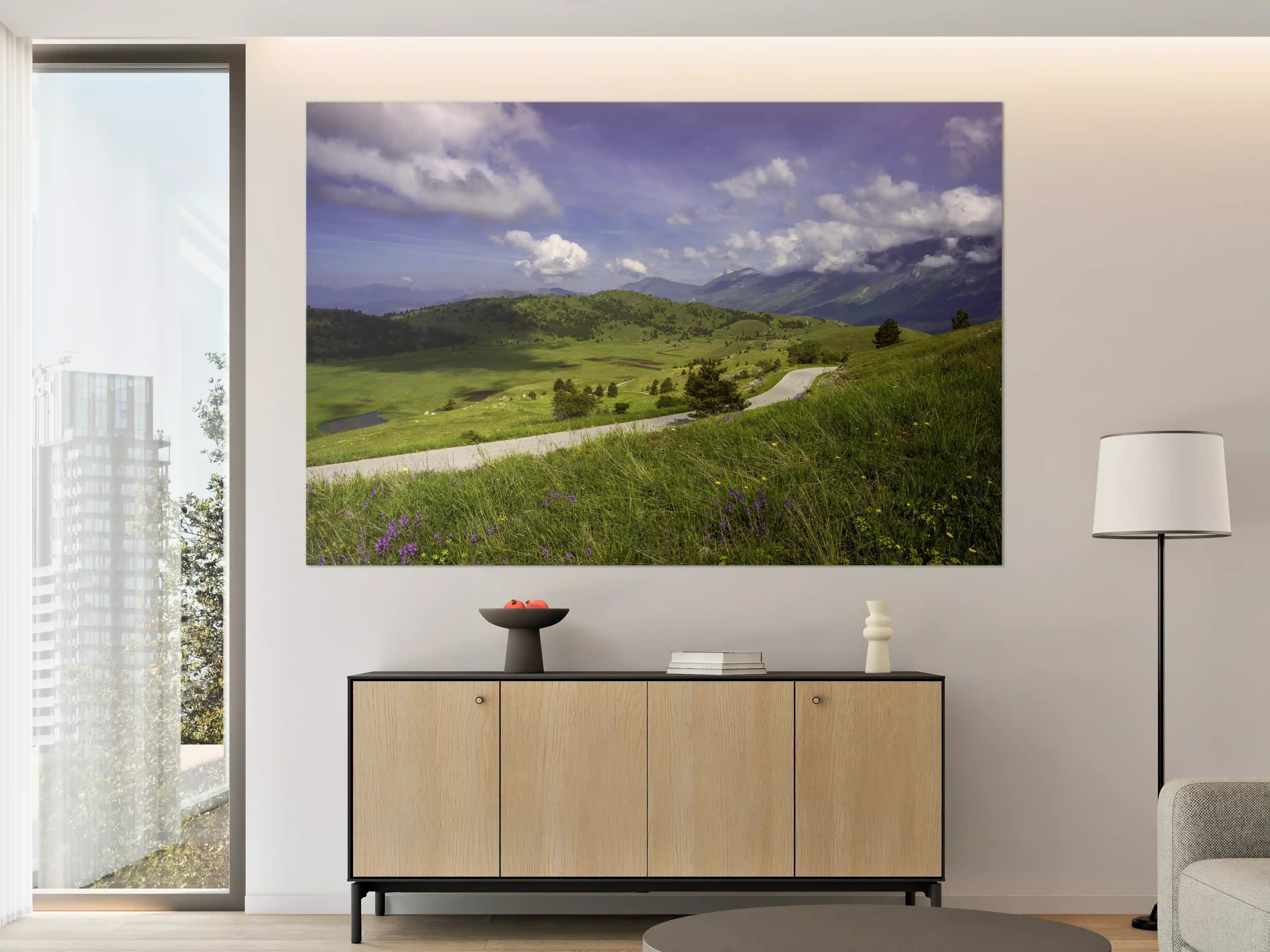 Große Wandbilder - Berglandschaft - Berglandschaft - Naturpark Gran Sasso