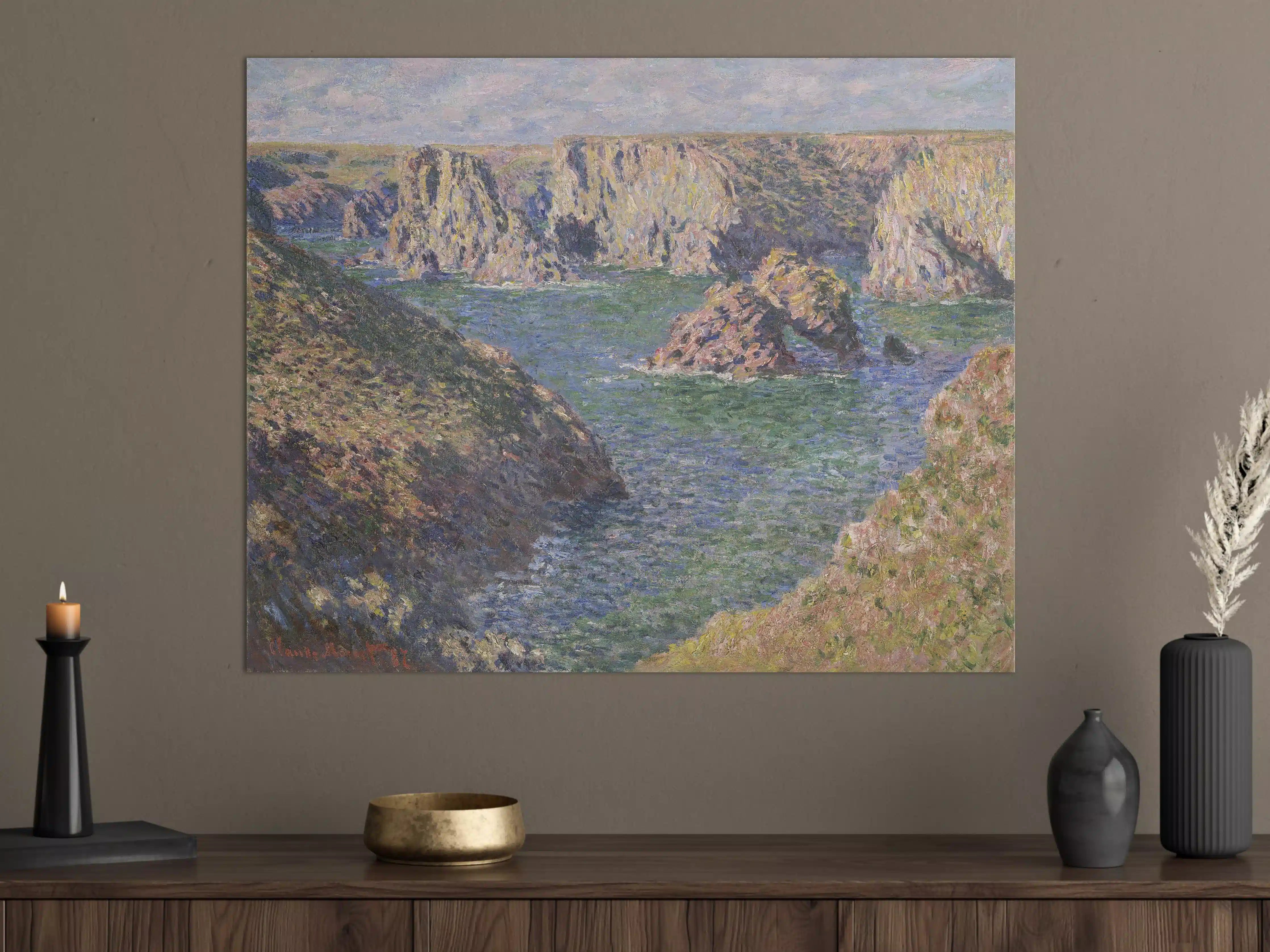 Große Wandbilder - Berglandschaft am Fluss