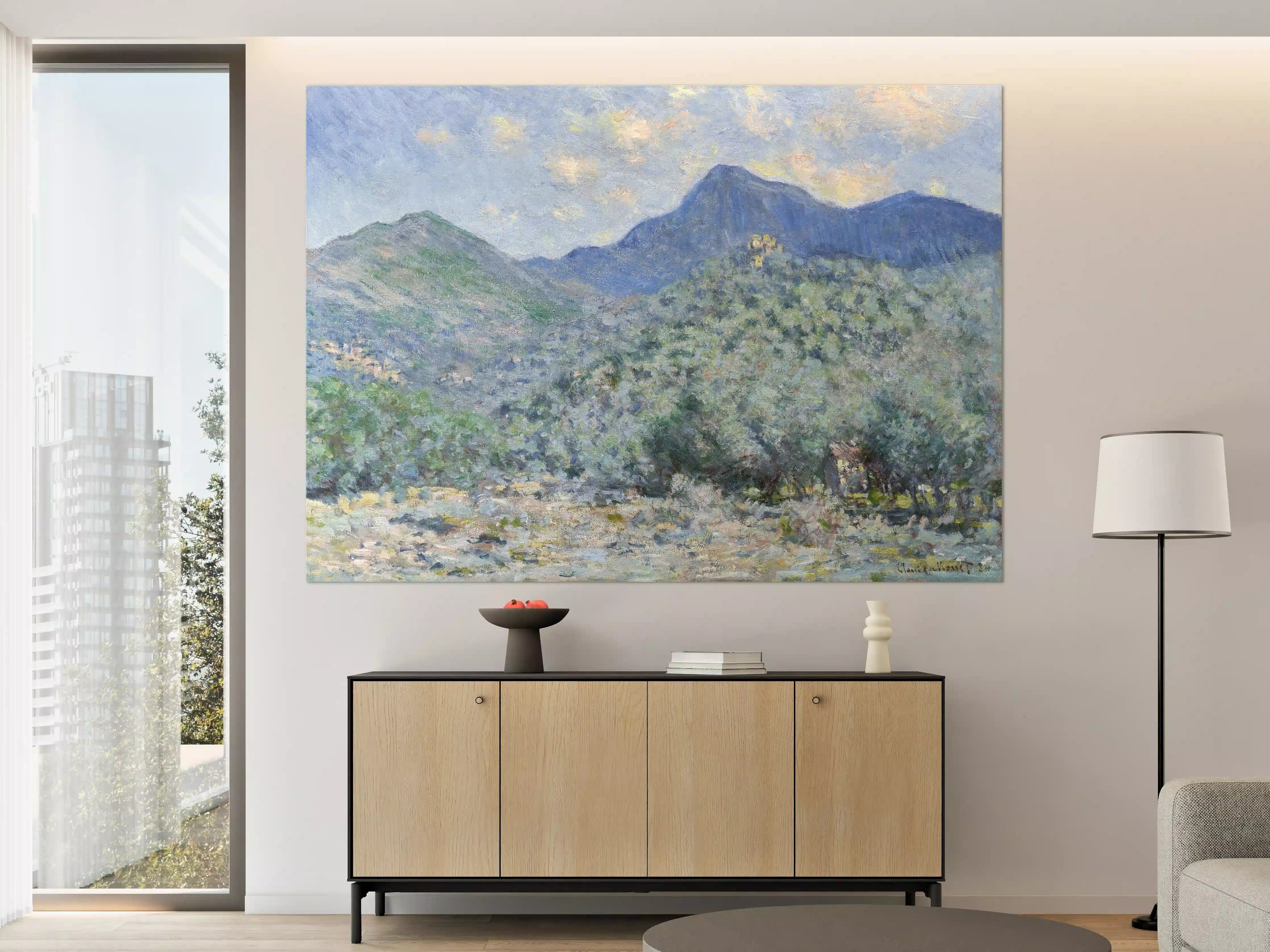 Große Wandbilder - Berglandschaft im impressionistischen Stil
