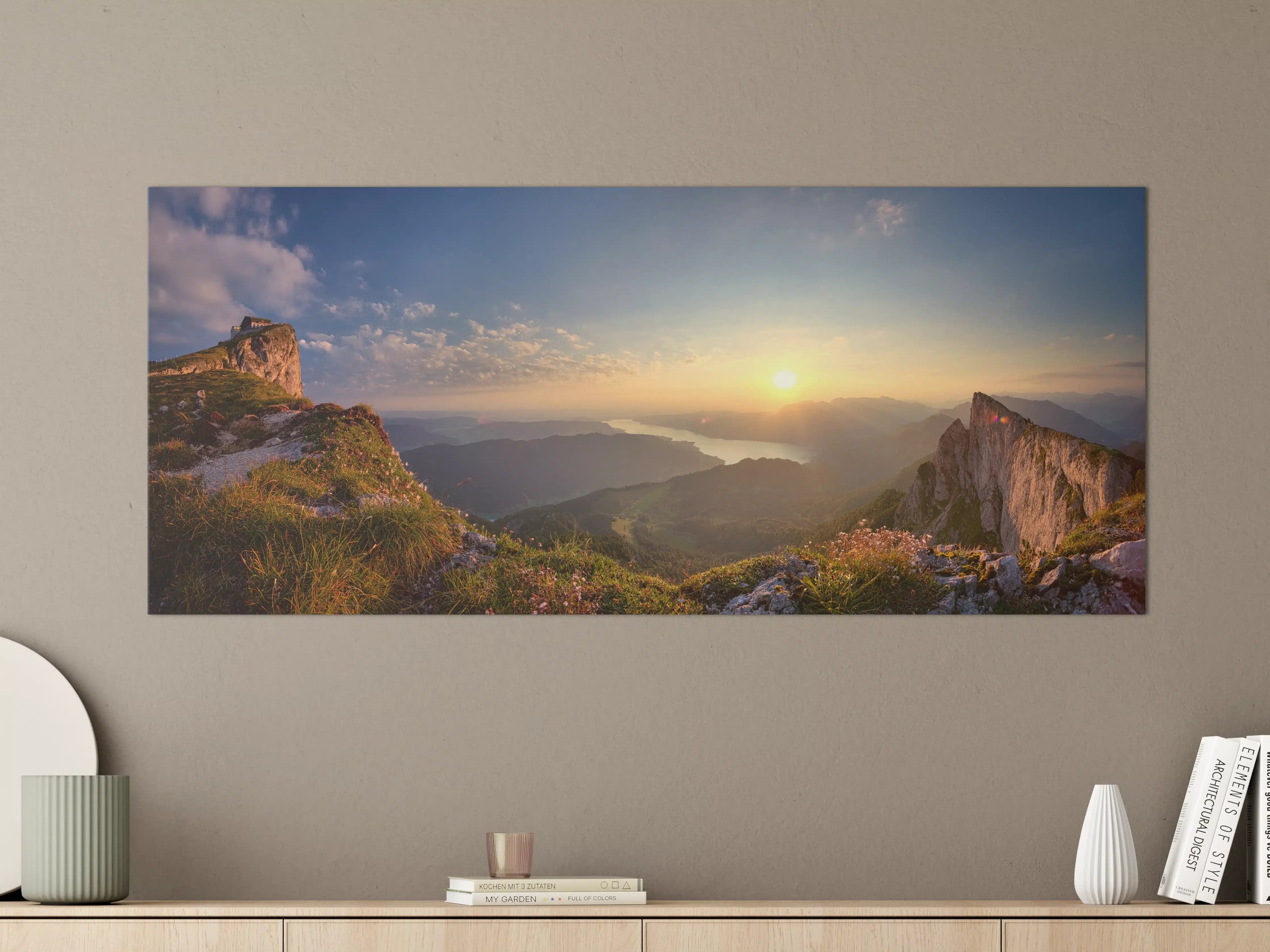 Große Wandbilder - Berglandschafts Panorama