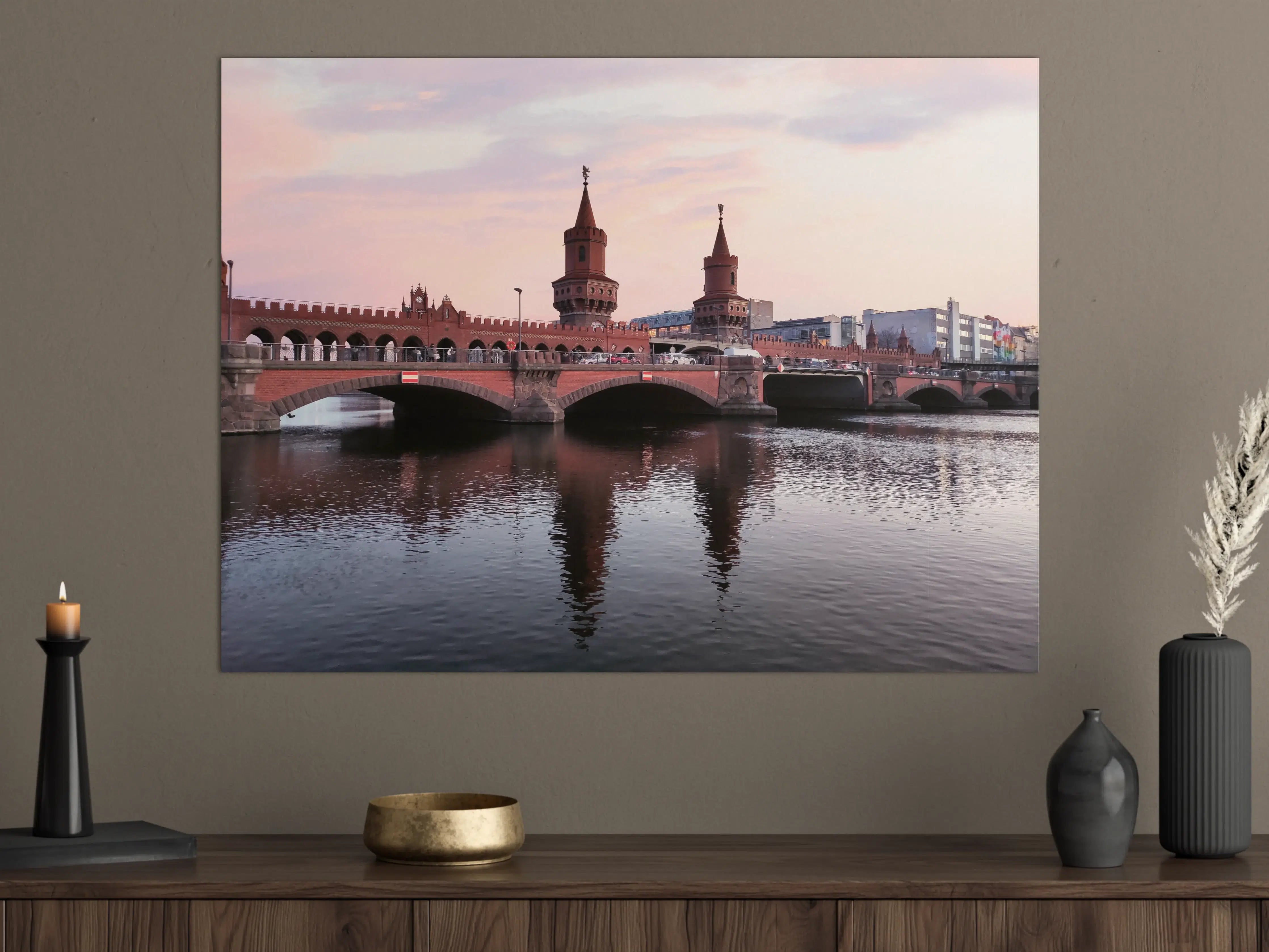 Große Wandbilder - Berliner Brücke bei Tag