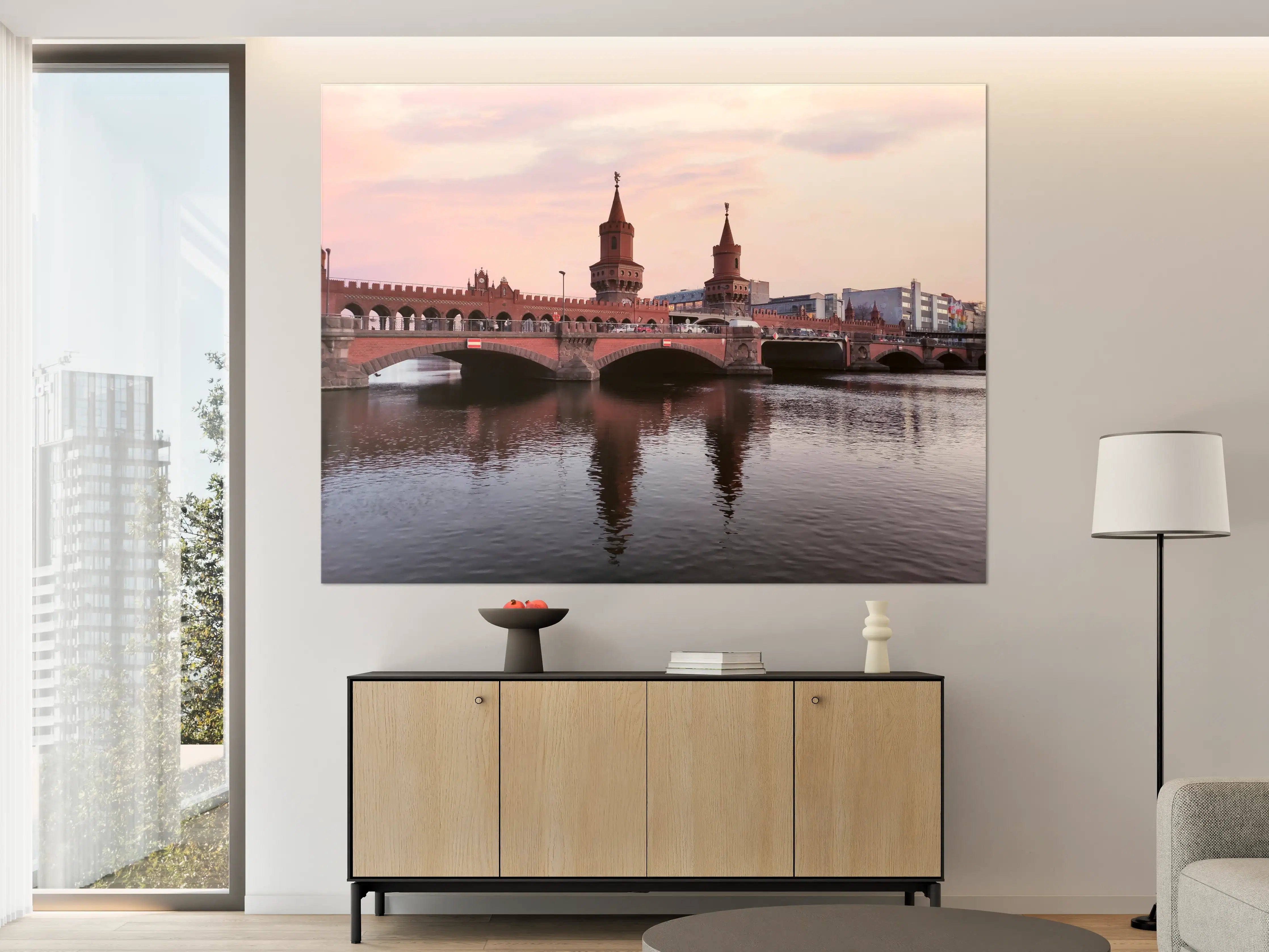 Große Wandbilder - Berliner Brücke bei Tag