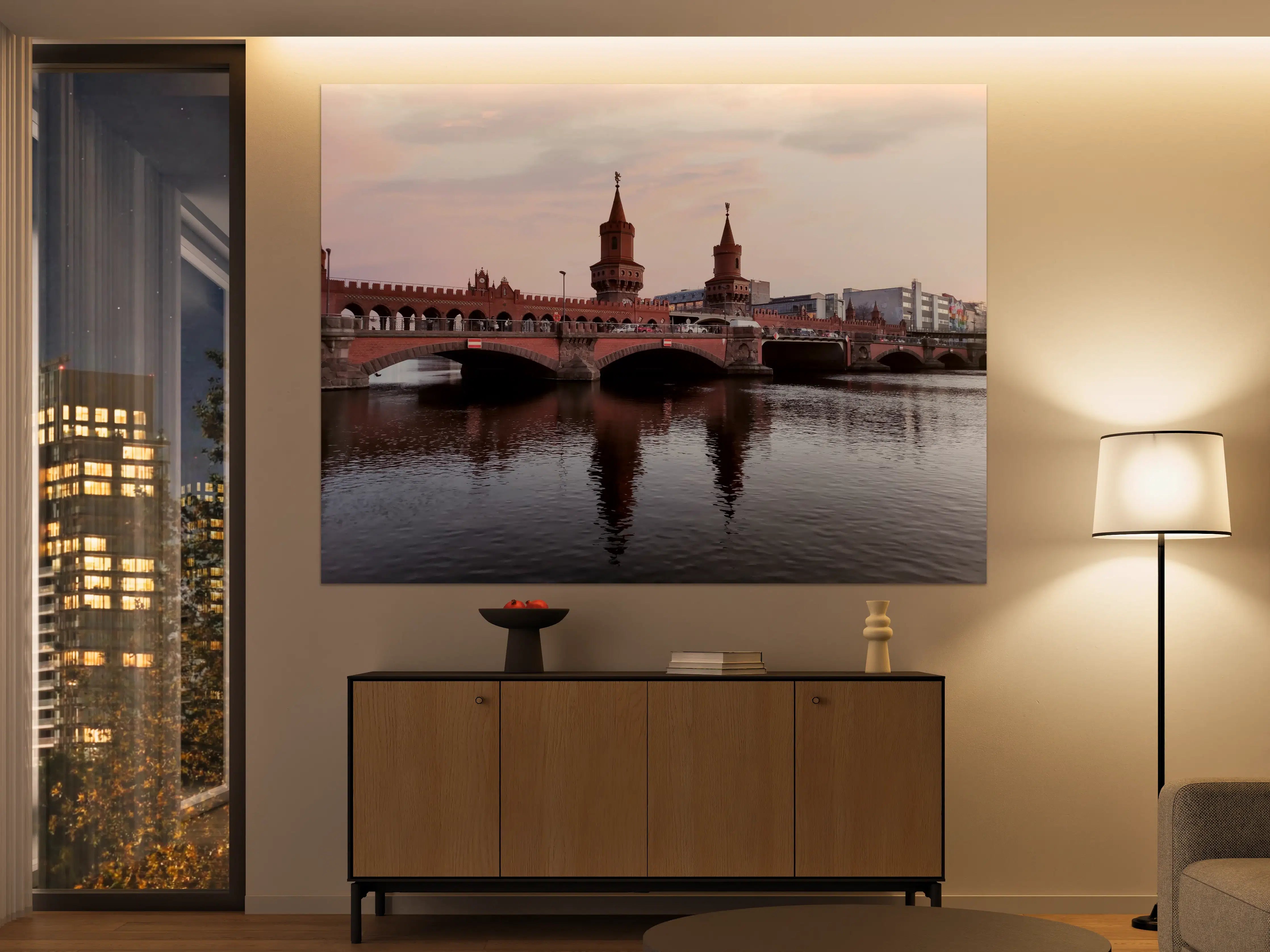 Große Wandbilder - Berliner Brücke bei Tag