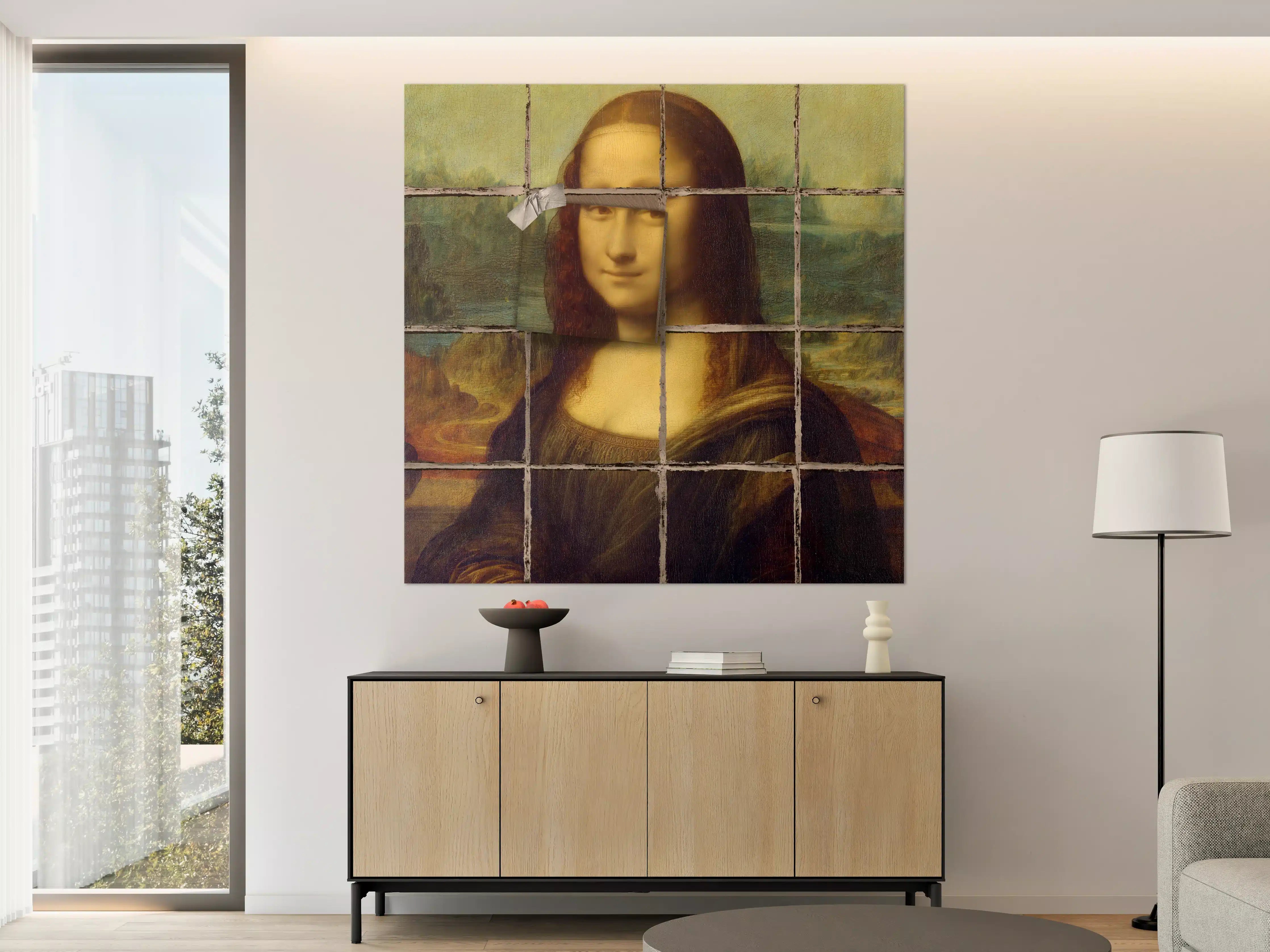 Große Wandbilder - Berühmtes Kunstwerk mit moderner Interpretation