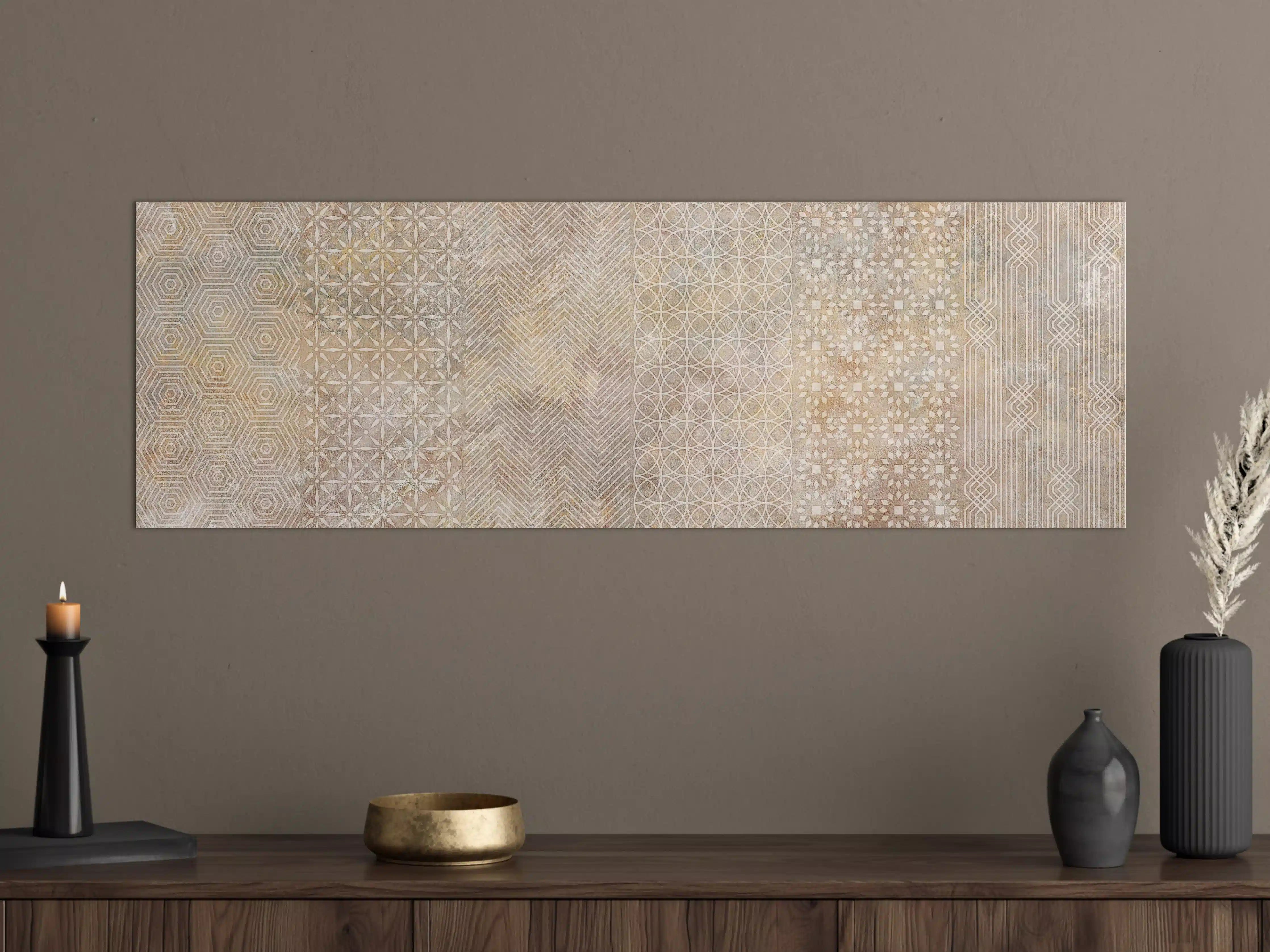 Große Wandbilder - Betonstein Mosaikfliesen Zement