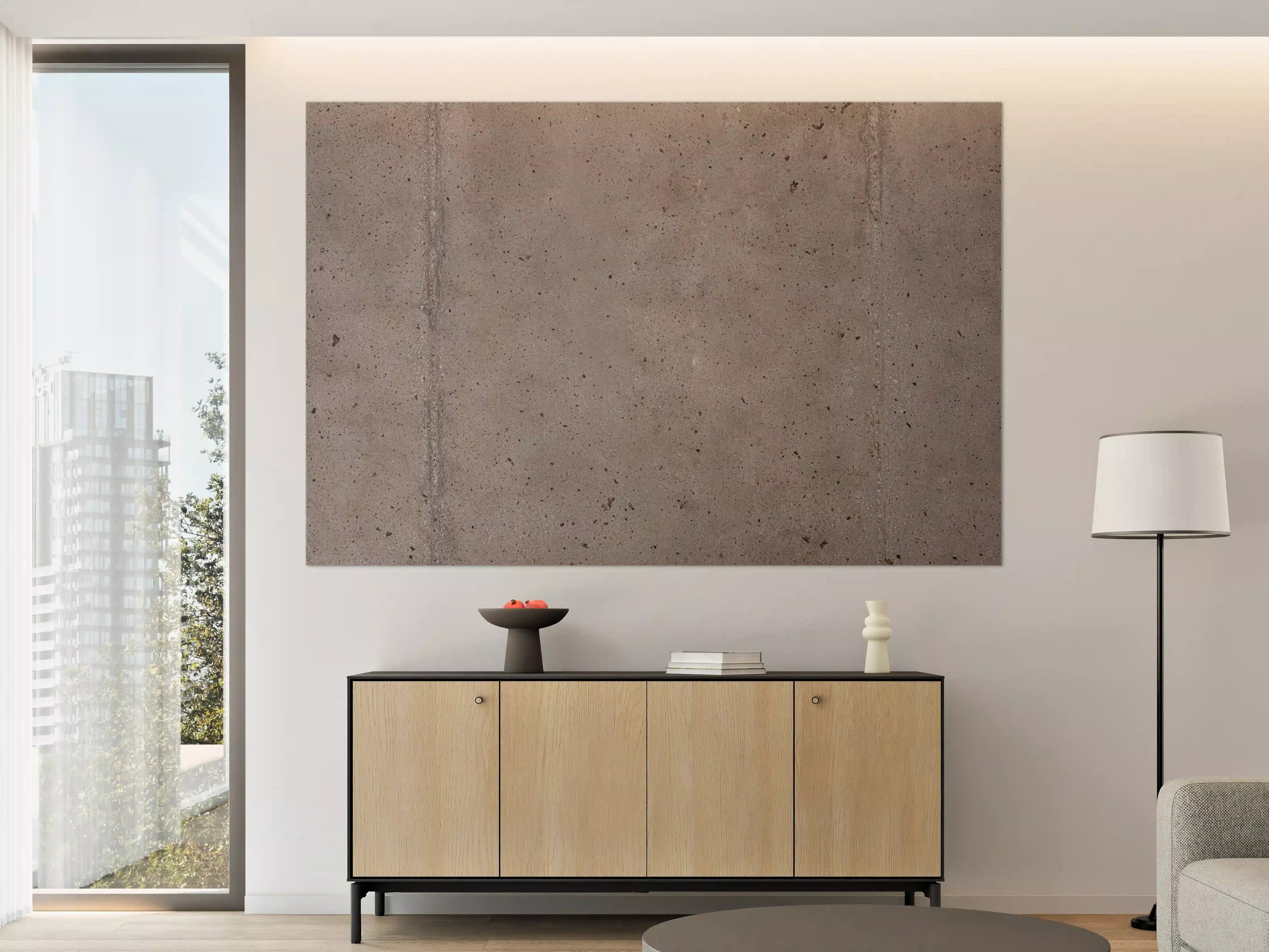 Große Wandbilder - Betonwand mit Naturtextur