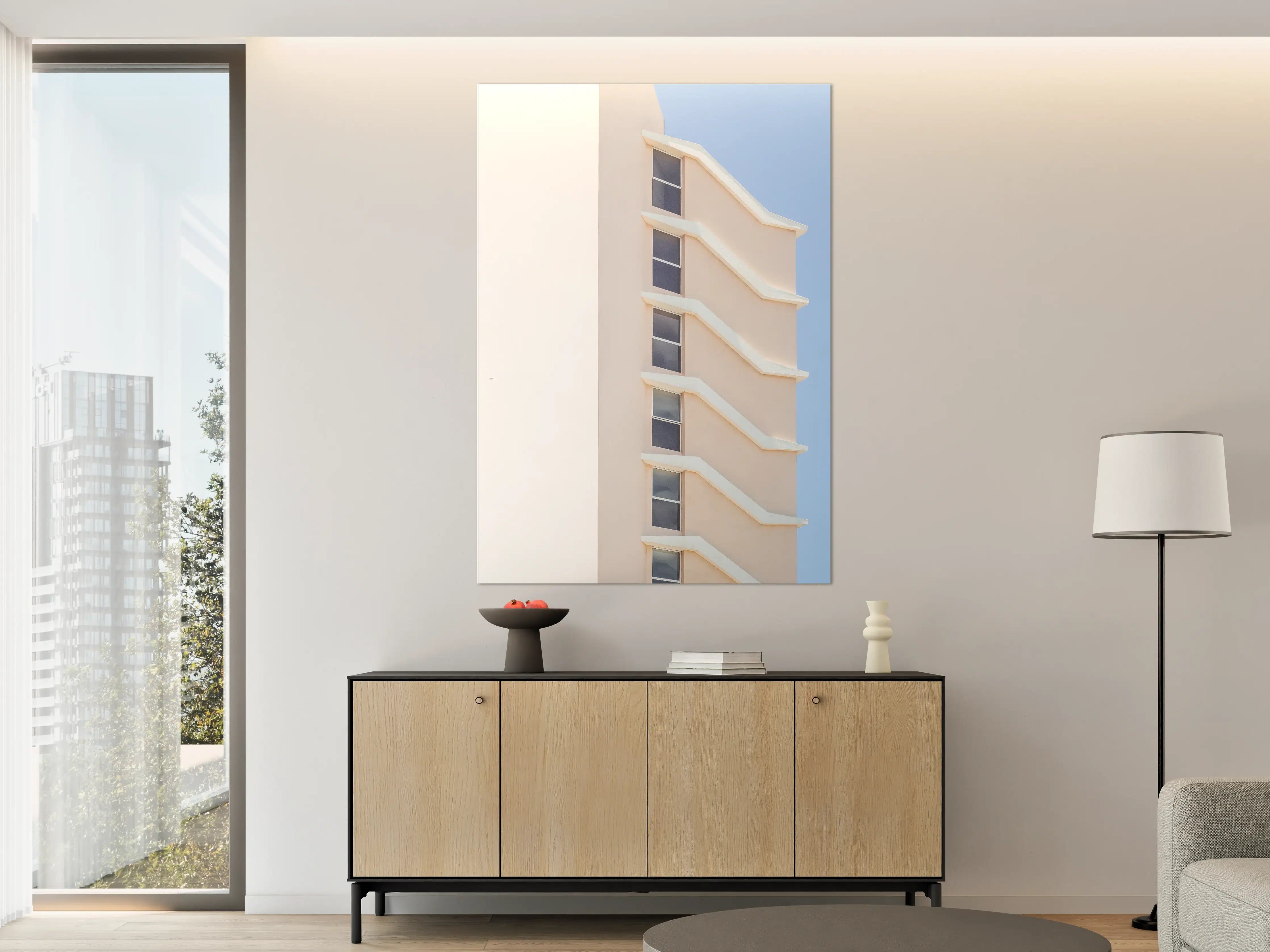 Große Wandbilder - Beverly Hills Architektur Chic