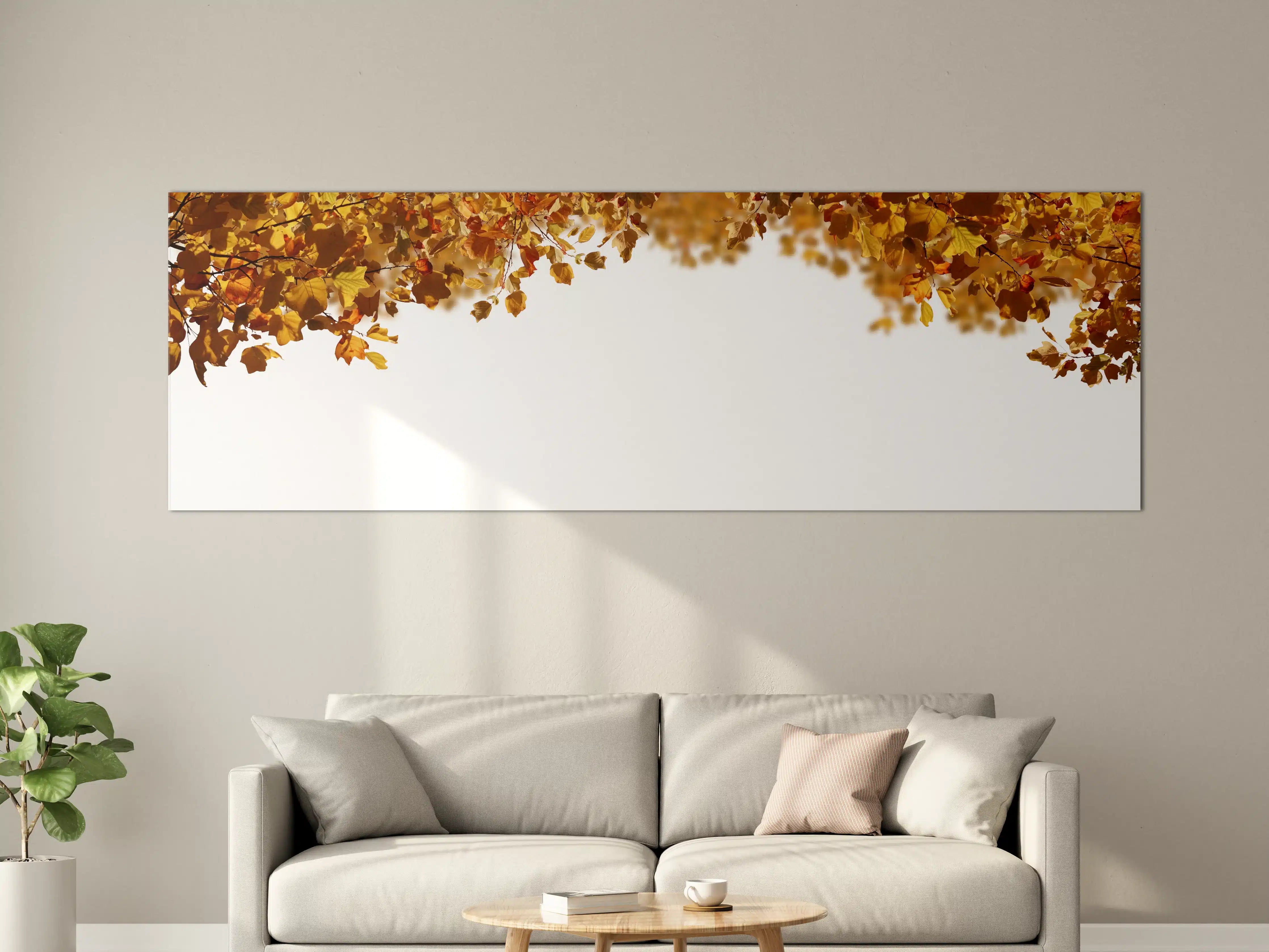 Große Wandbilder - Blätter im Herbst