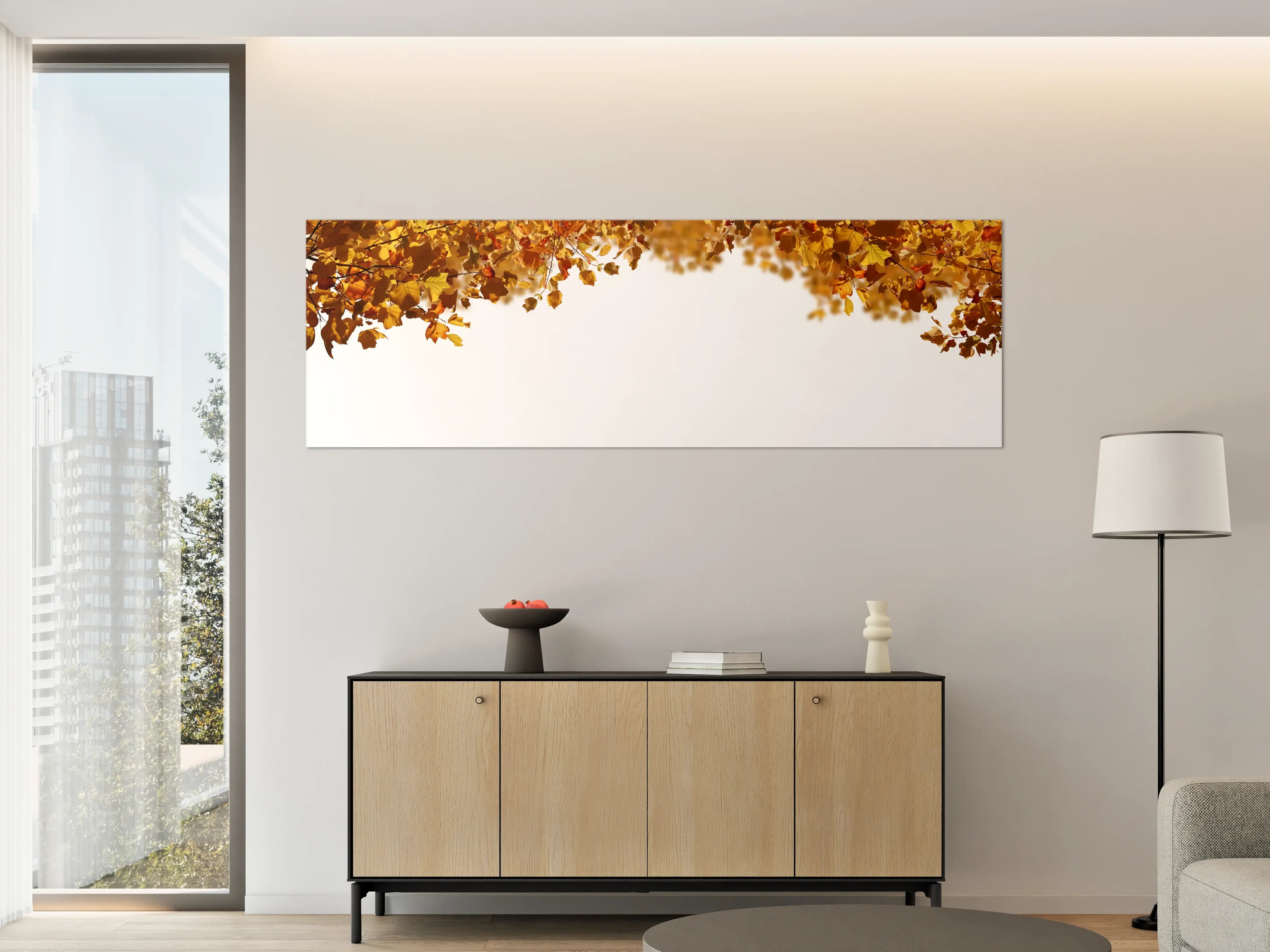 Große Wandbilder - Blätter im Herbst