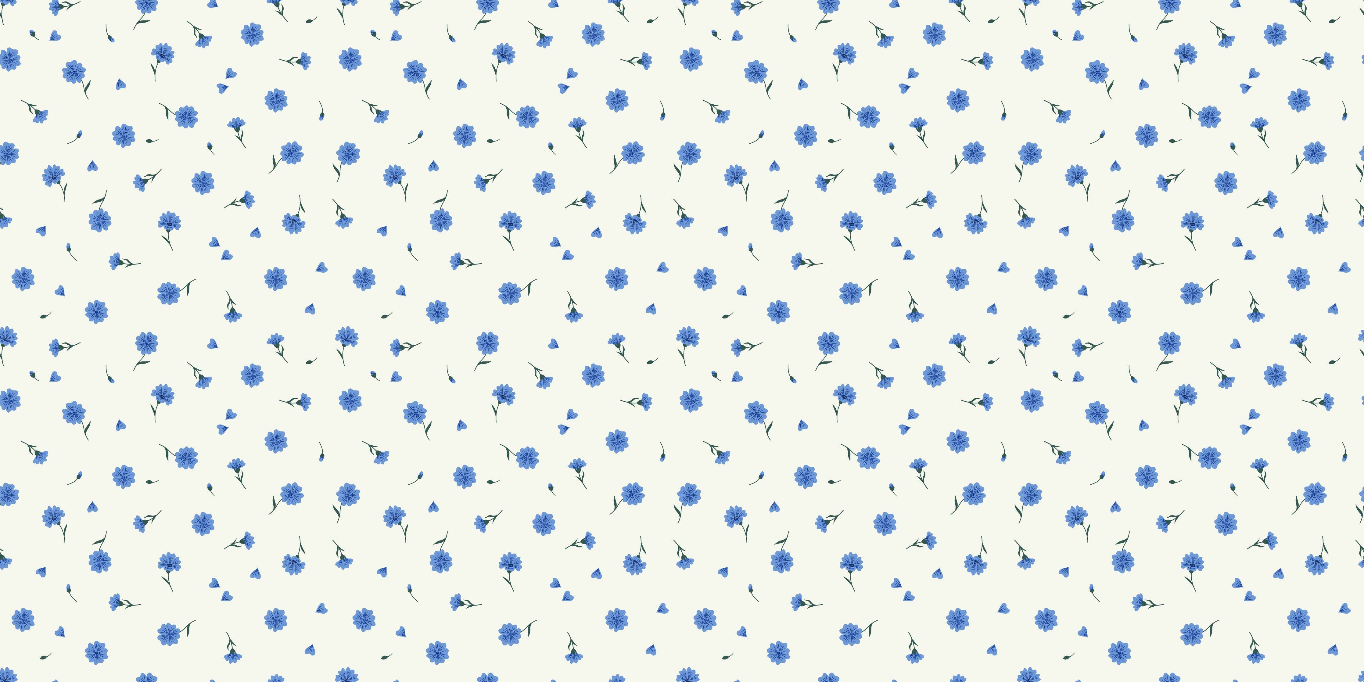 Große Wandbilder-Blau-weiße Punkte auf hellem Hintergrund
