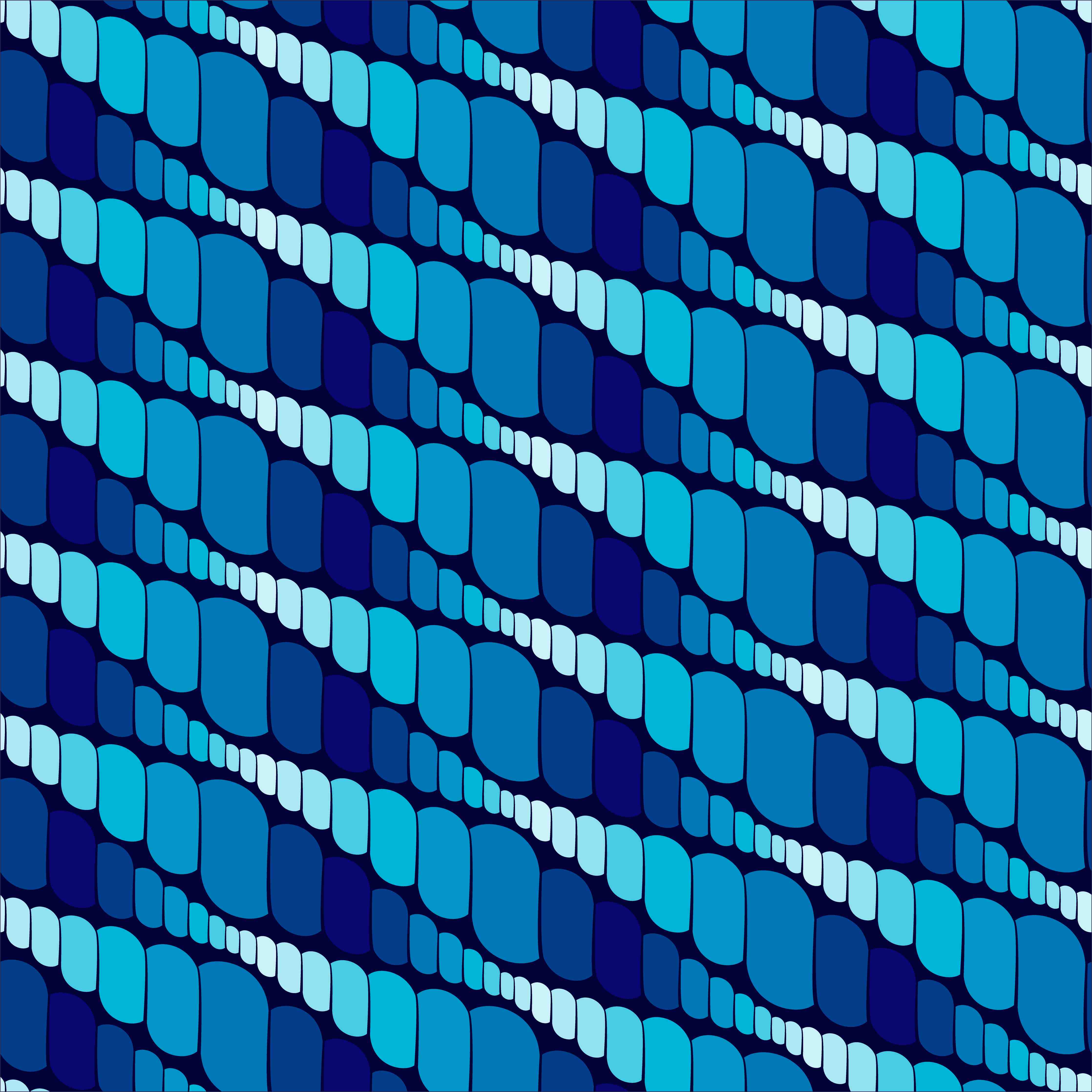 Große Wandbilder-Blaue geometrische Muster mit Lichtreflexionen
