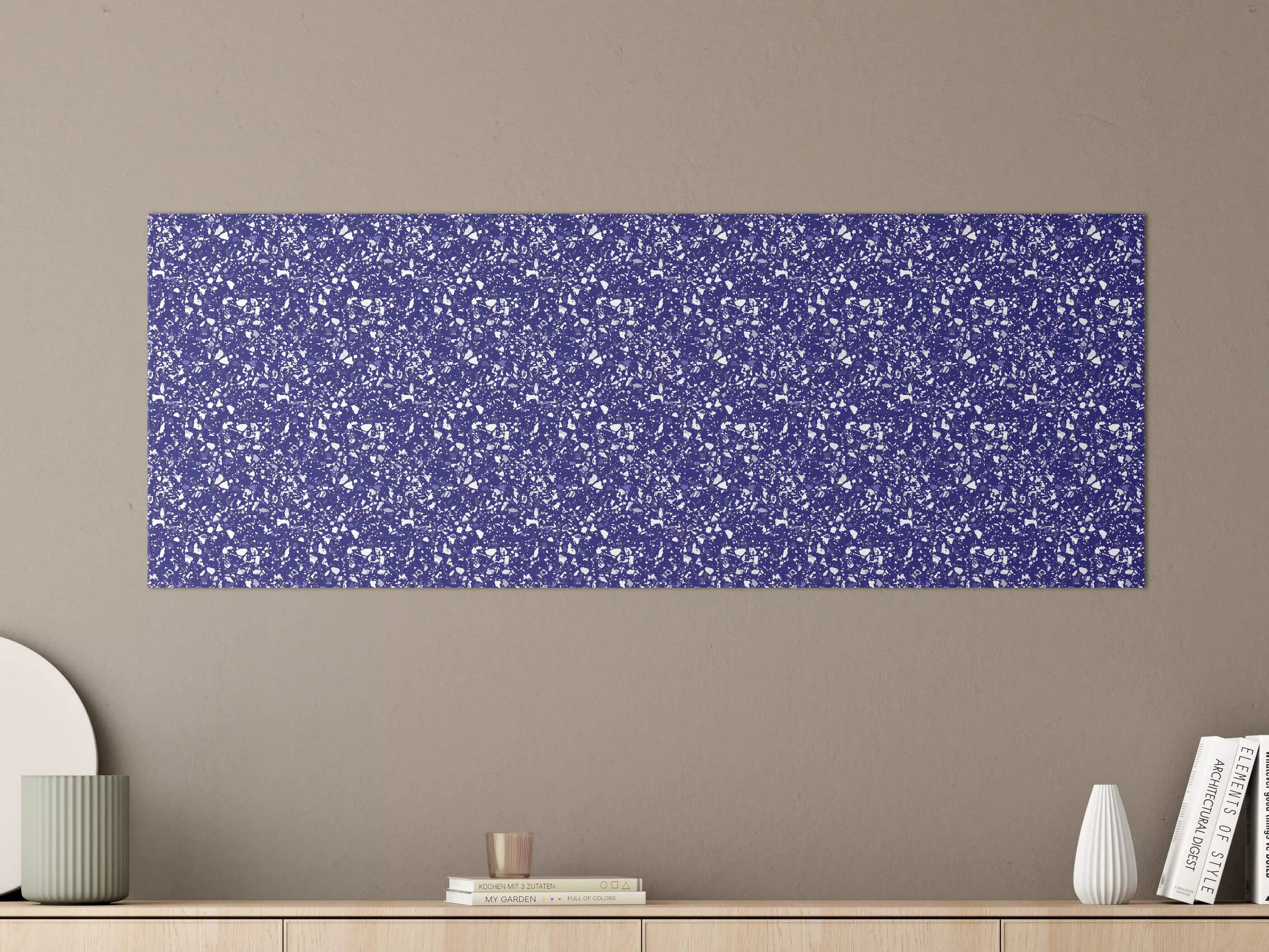 Große Wandbilder - Blauer Glitzer-Hintergrund