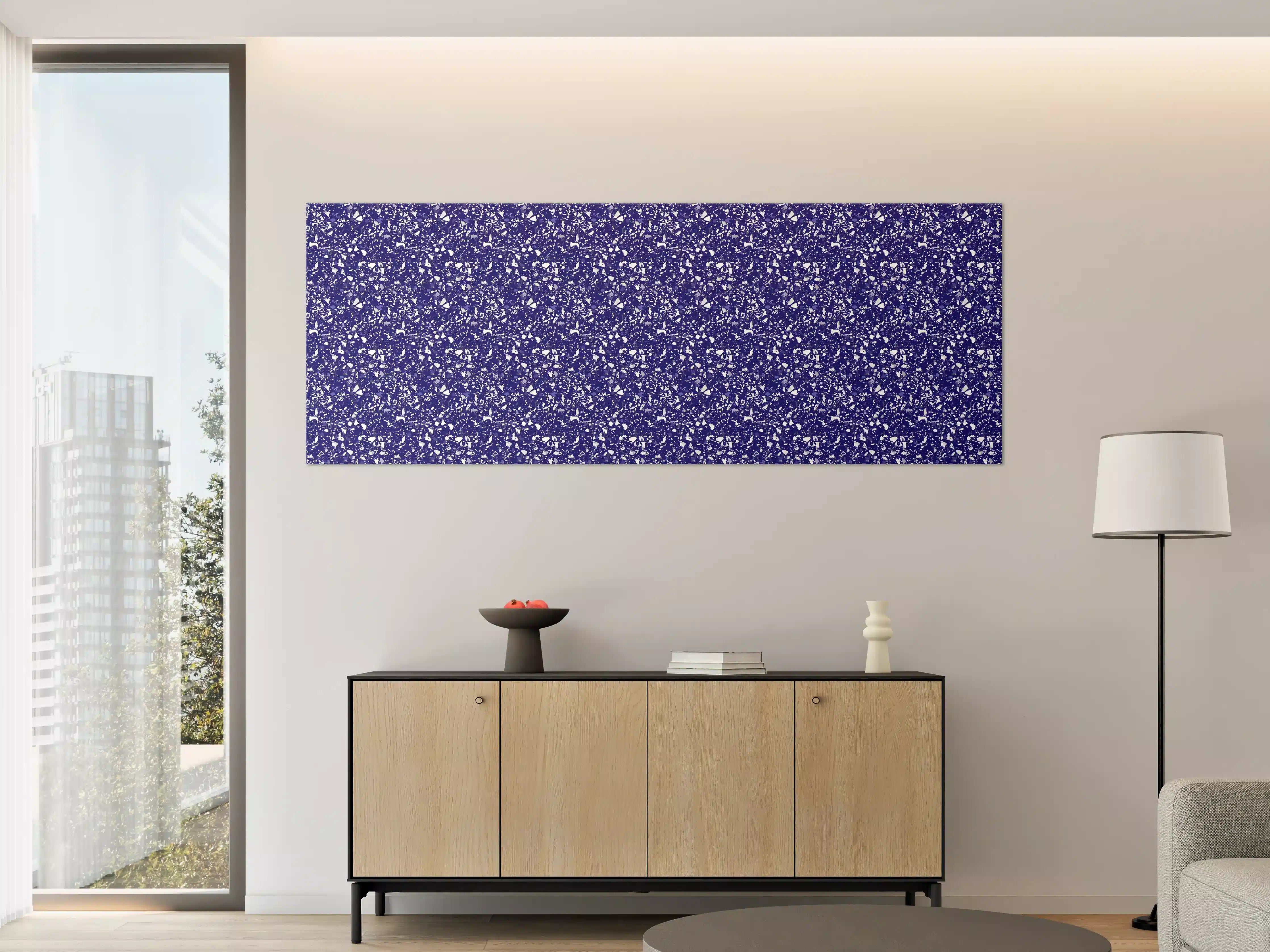 Große Wandbilder - Blauer Glitzer-Hintergrund
