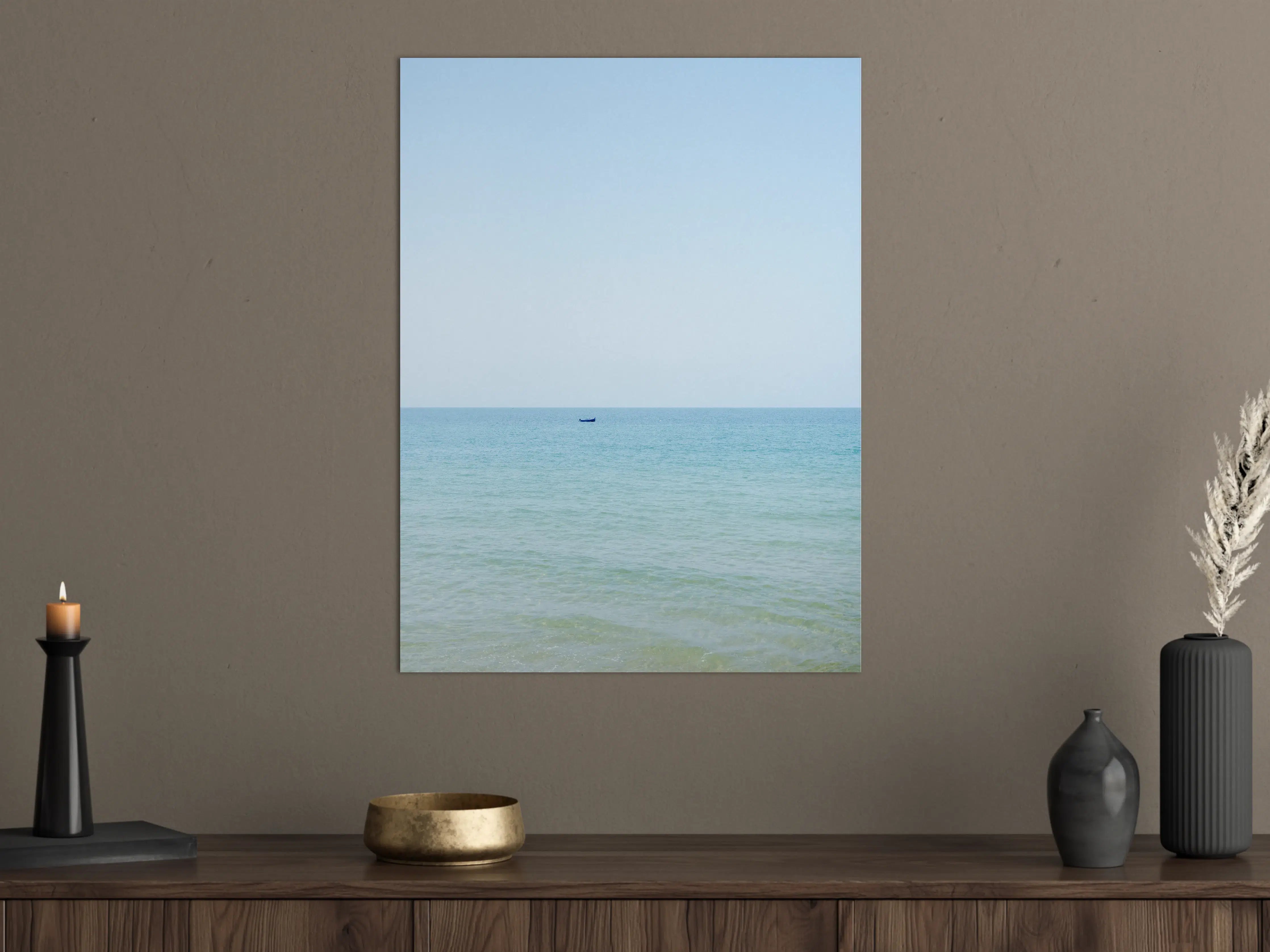 Große Wandbilder - Blauer Himmel über ruhigem Meer