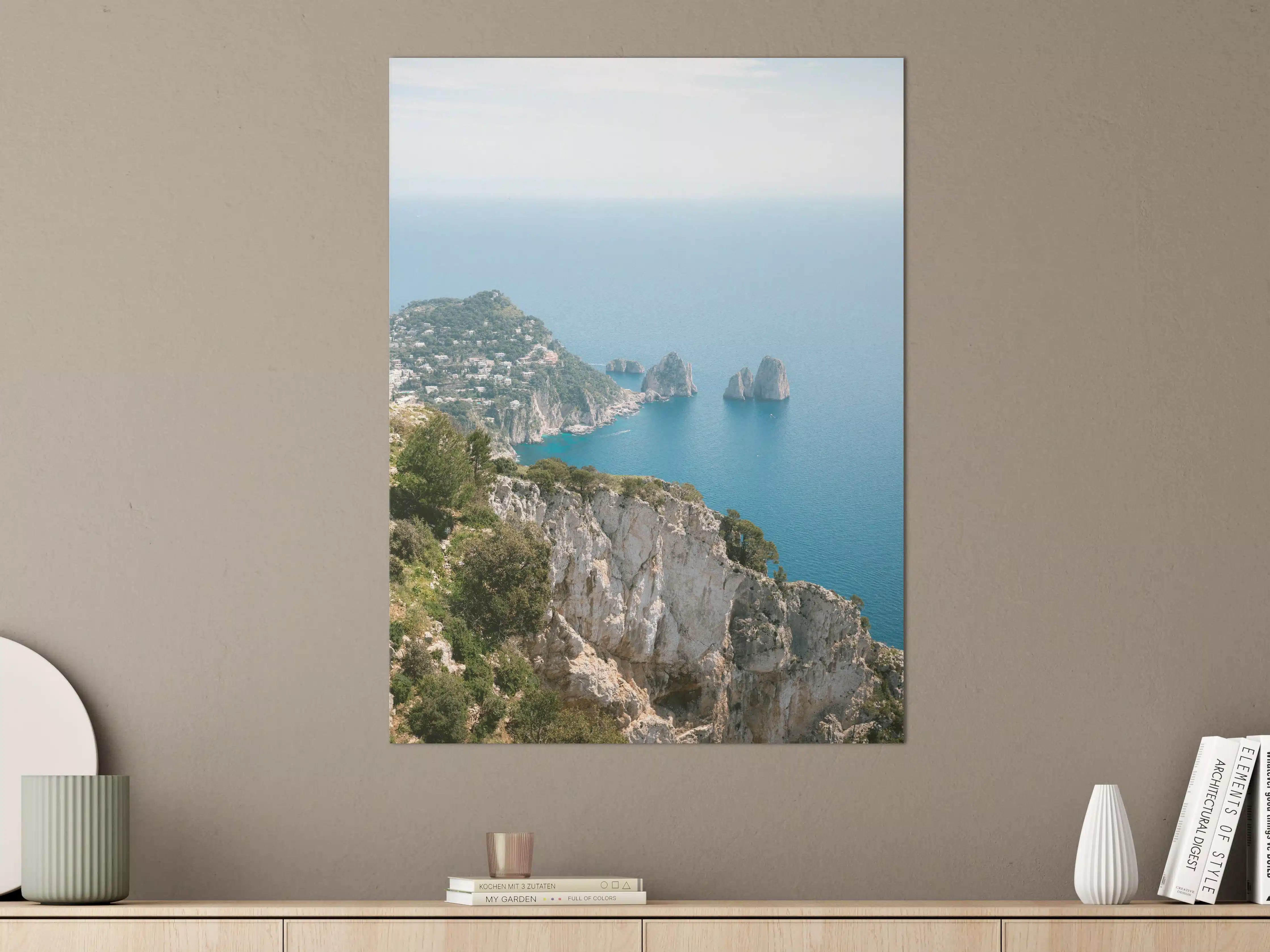 Große Wandbilder - Blaues Meer an Italiens Küste