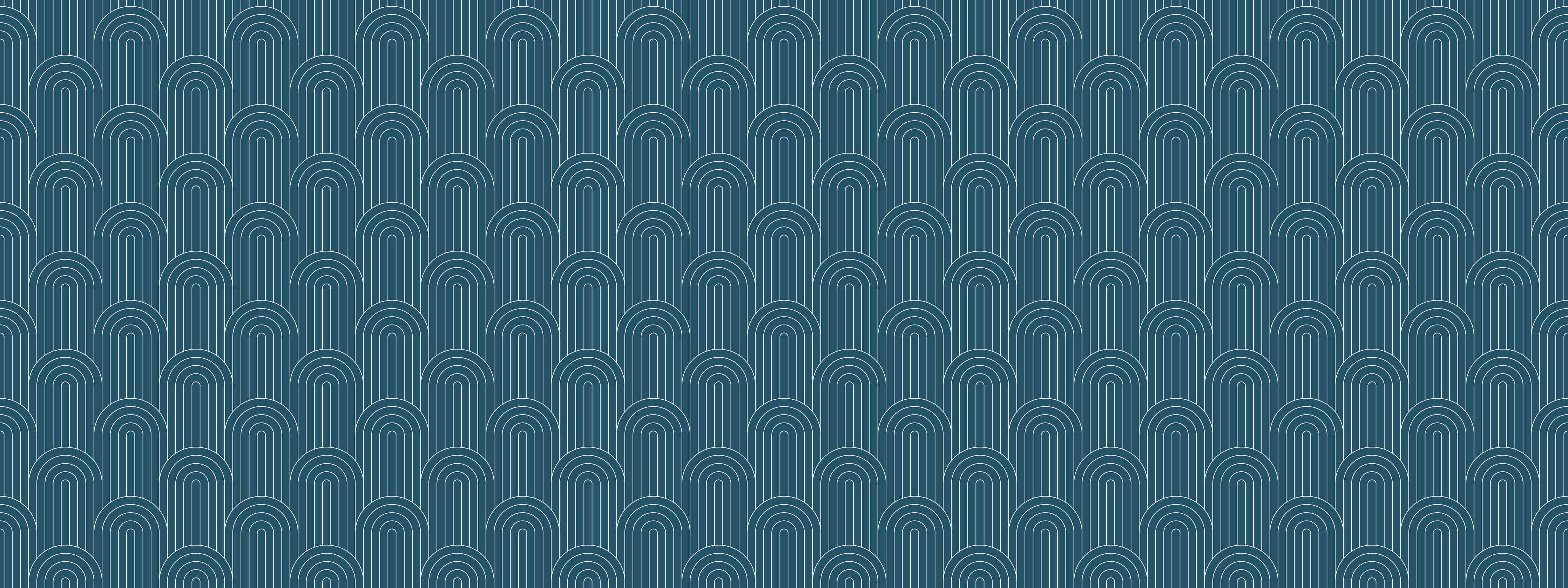 Große Wandbilder-Blaues Mustermotiv mit Wellenmuster