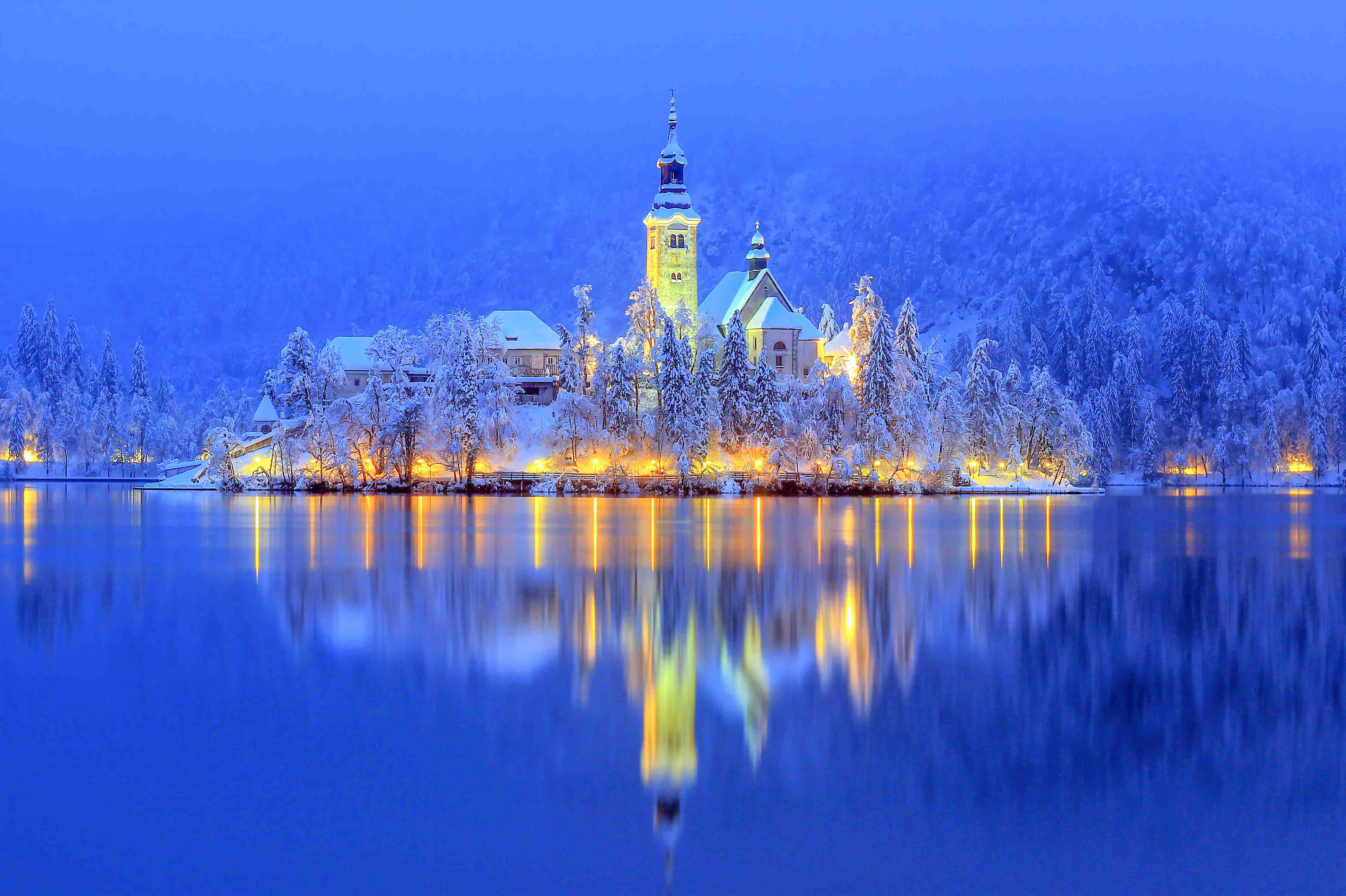 Große Wandbilder-Bled Island