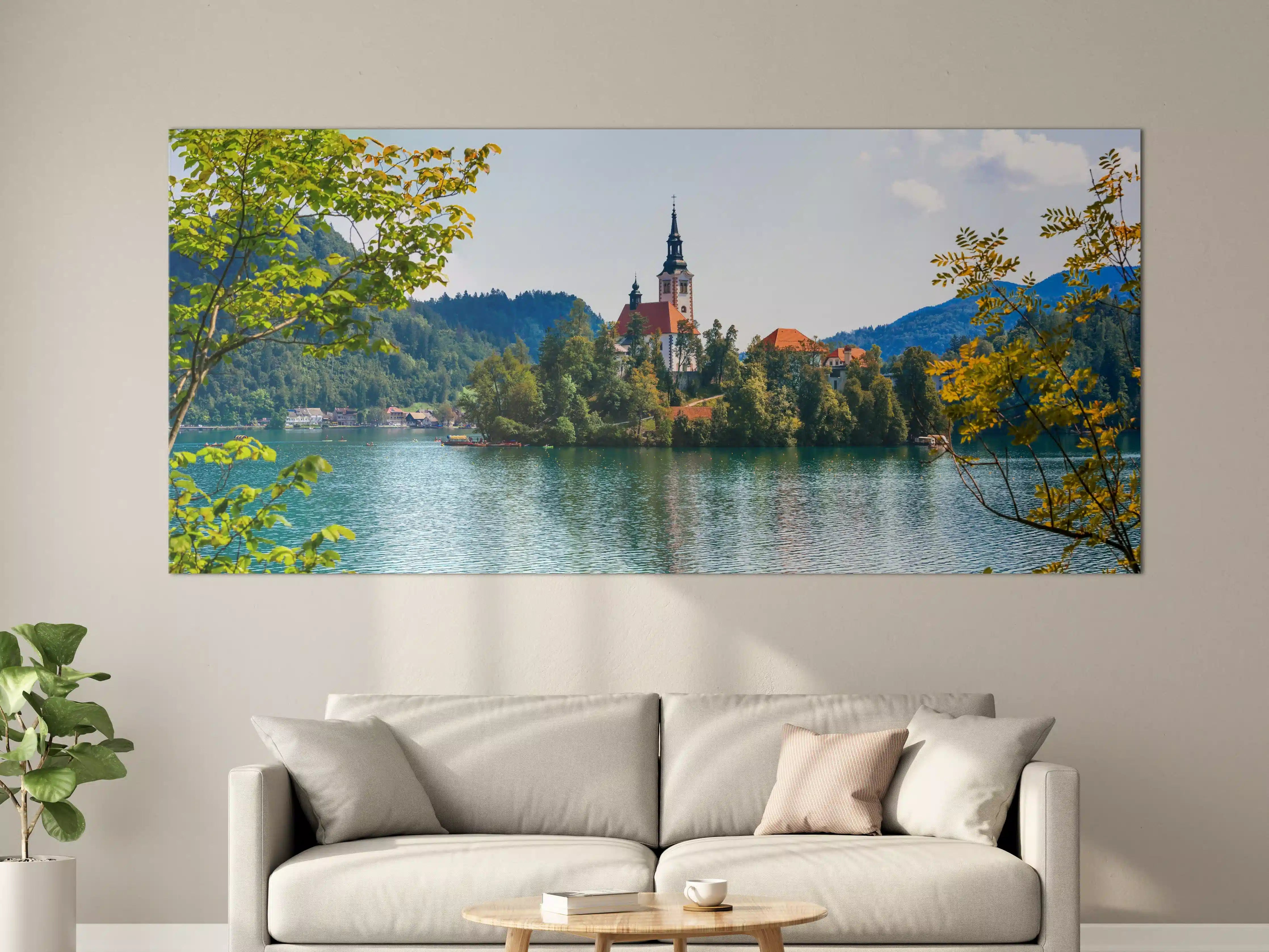 Große Wandbilder - Bleder See in Slowenien 2
