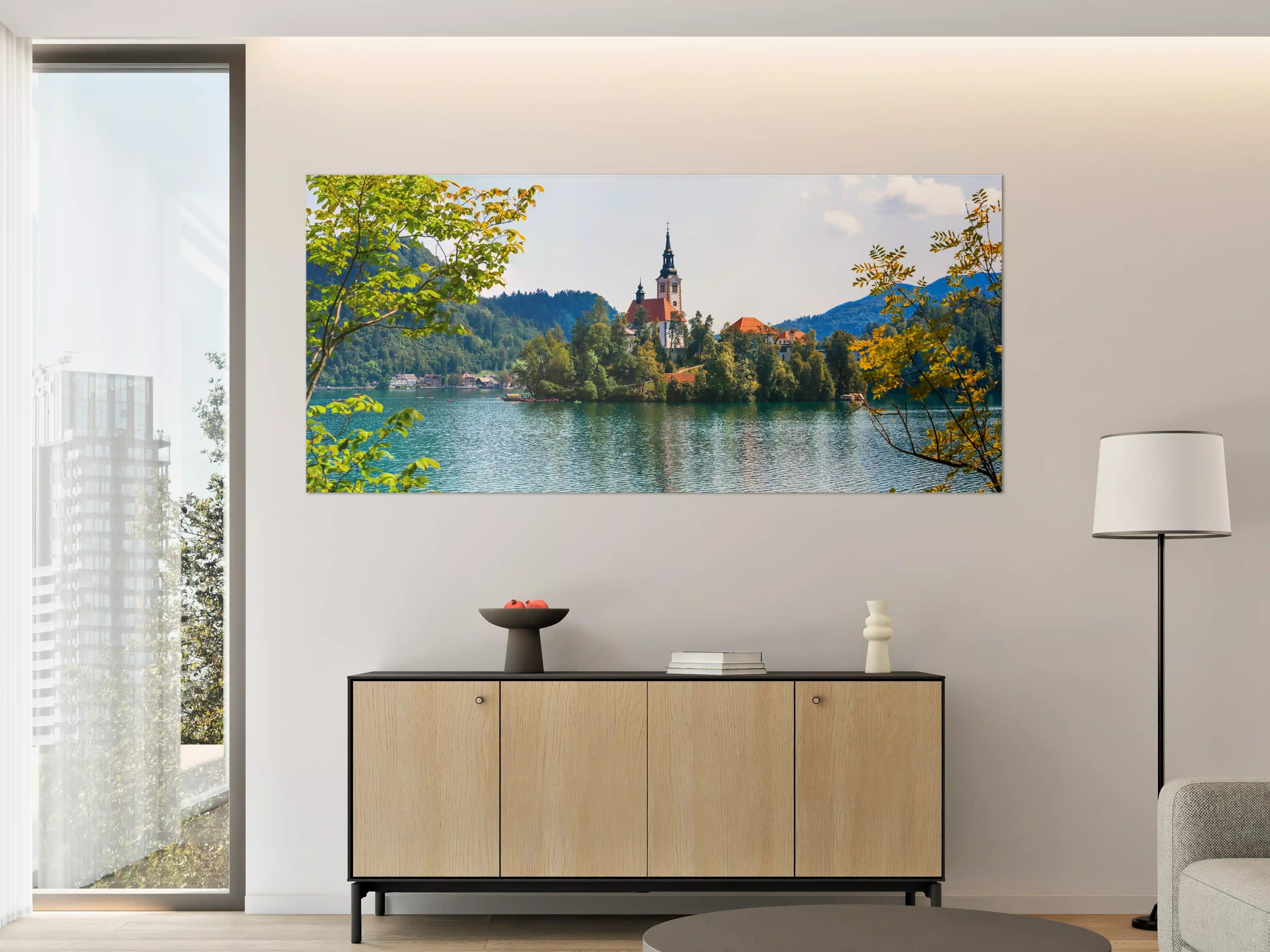 Große Wandbilder - Bleder See in Slowenien 2