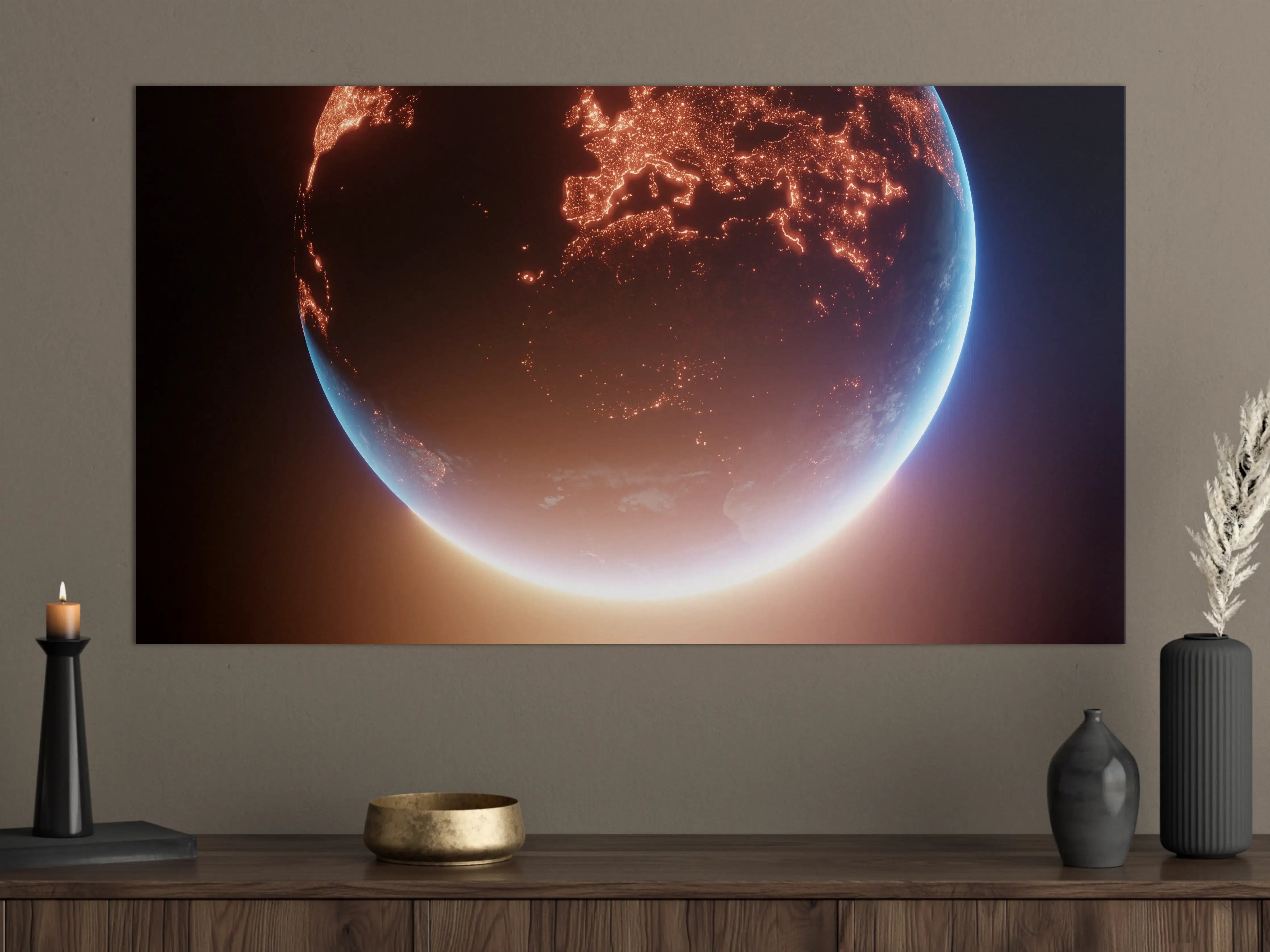 Große Wandbilder - Blick auf Planeten
