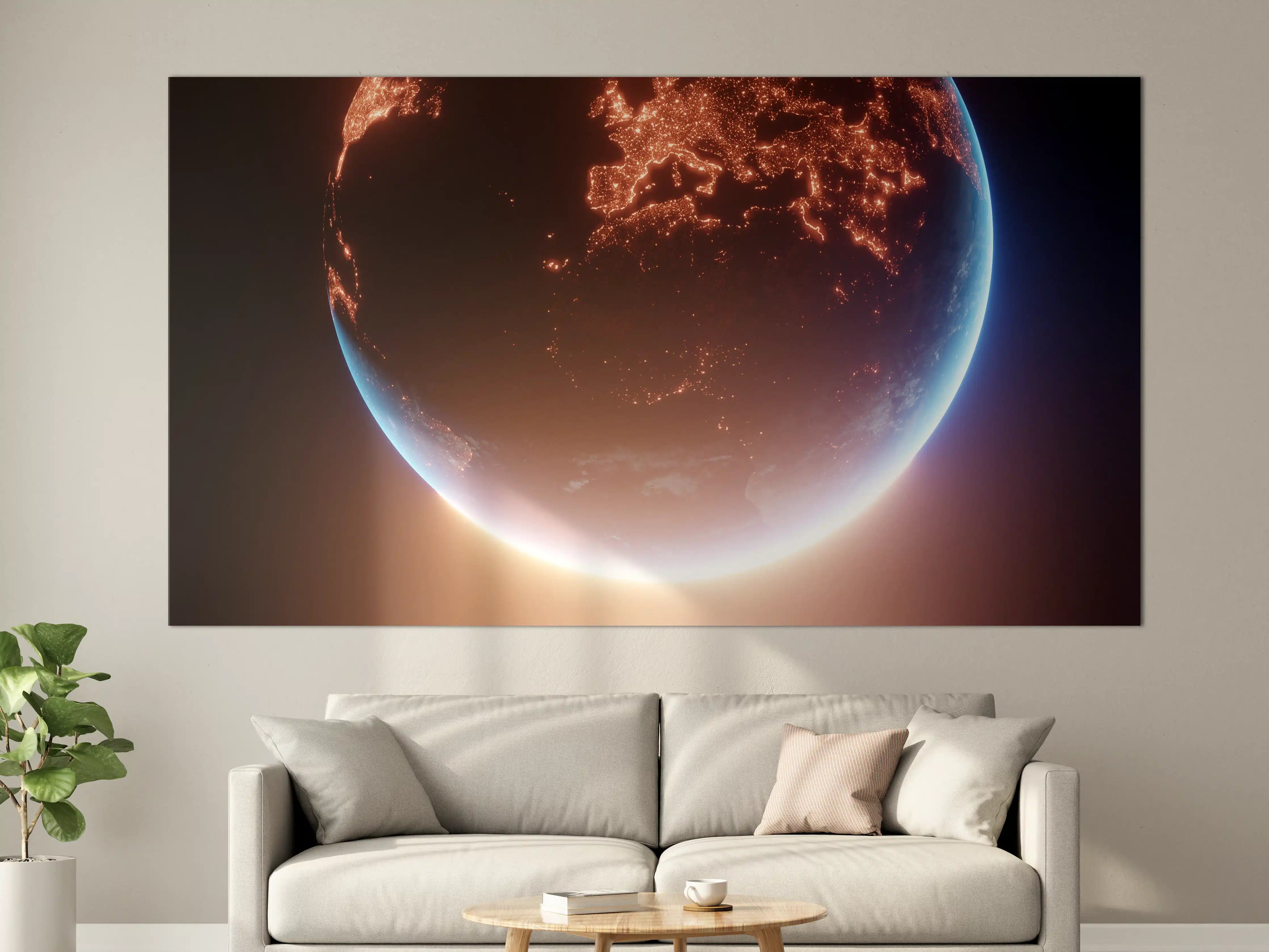 Große Wandbilder - Blick auf Planeten