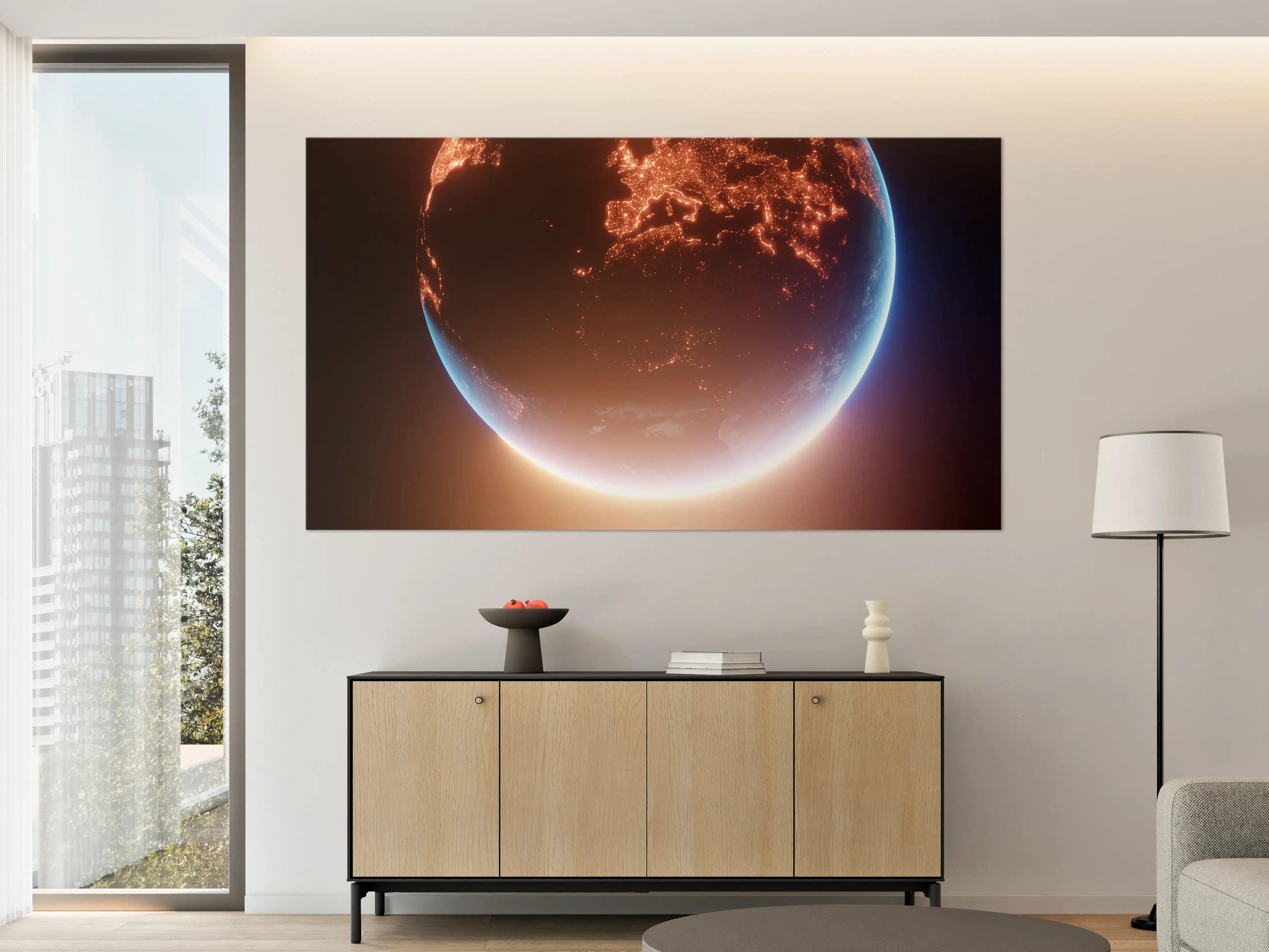 Große Wandbilder - Blick auf Planeten