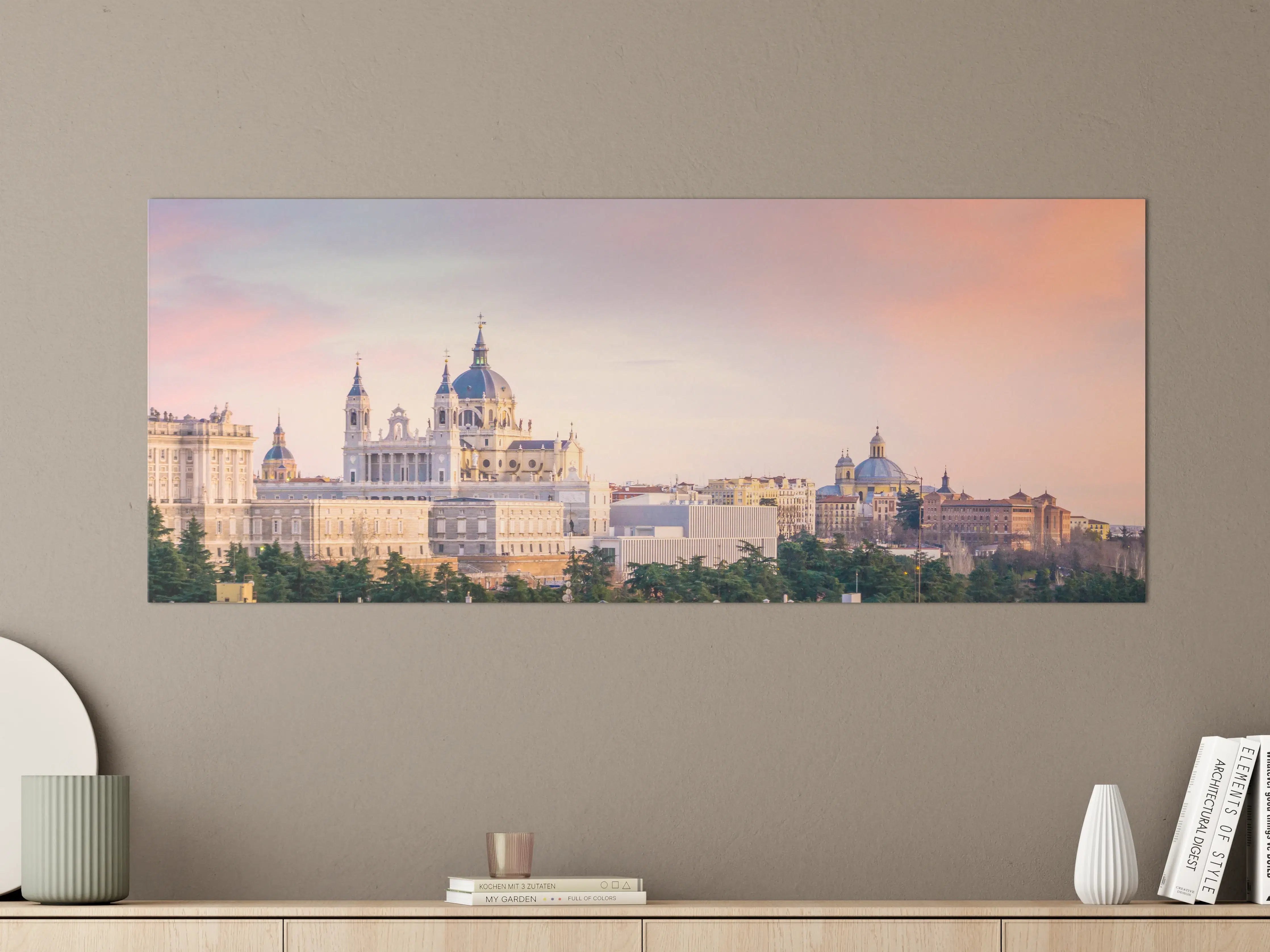 Große Wandbilder - Blick auf den Himmel über Madrid