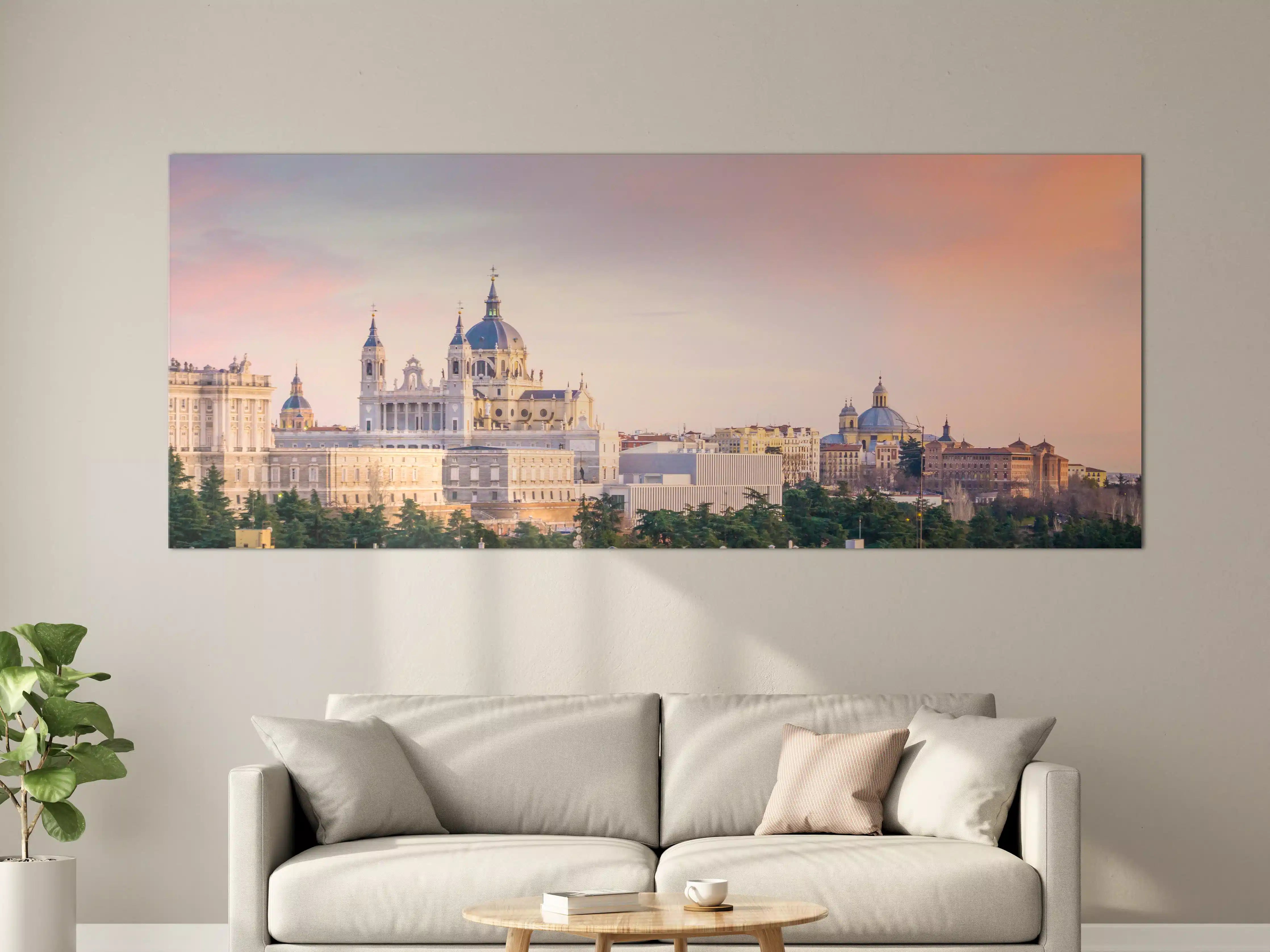 Große Wandbilder - Blick auf den Himmel über Madrid