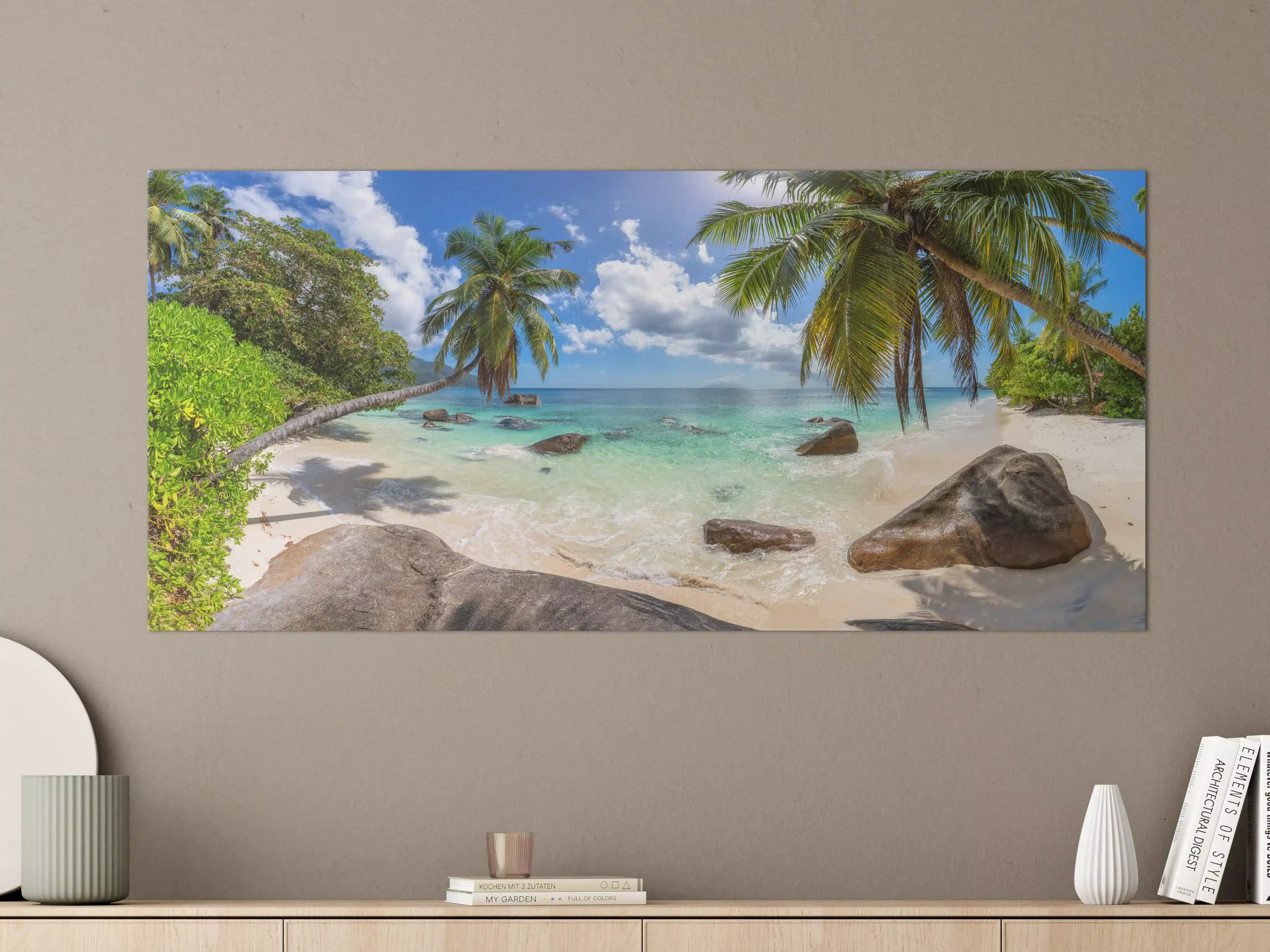Große Wandbilder - Blick auf den schönen tropischen Strand