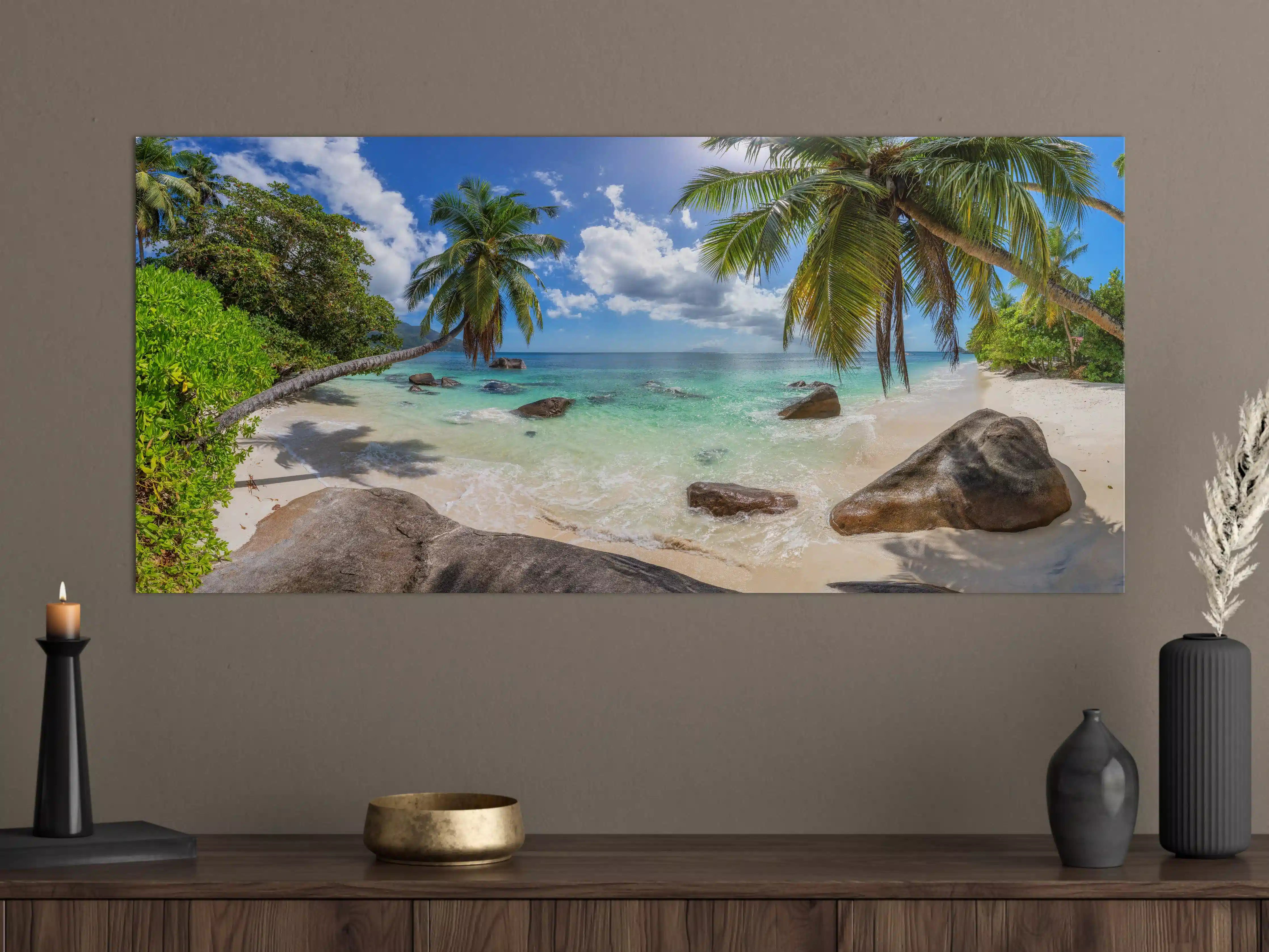 Große Wandbilder - Blick auf den schönen tropischen Strand